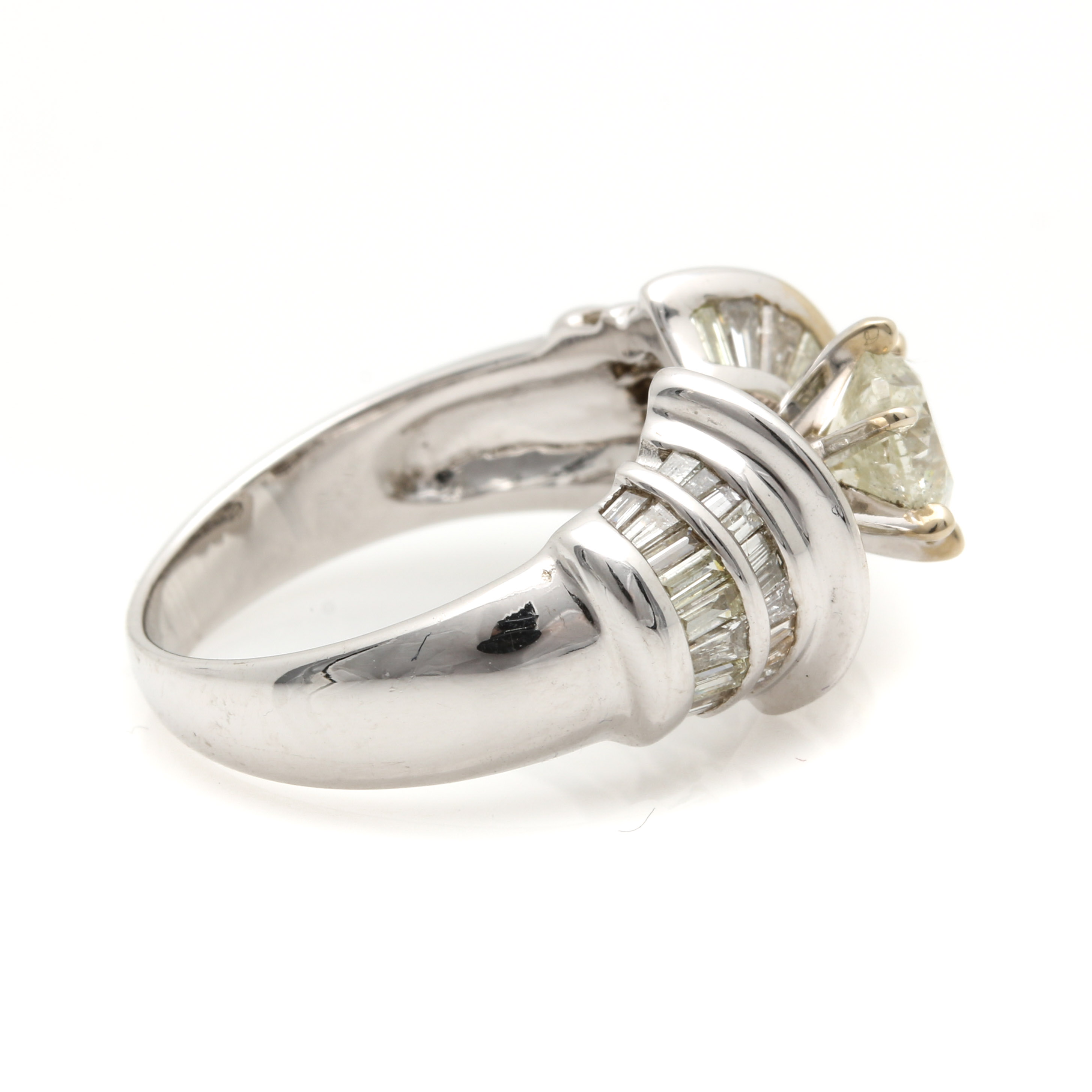 18K White Gold 2.55 CTW Diamond Ring