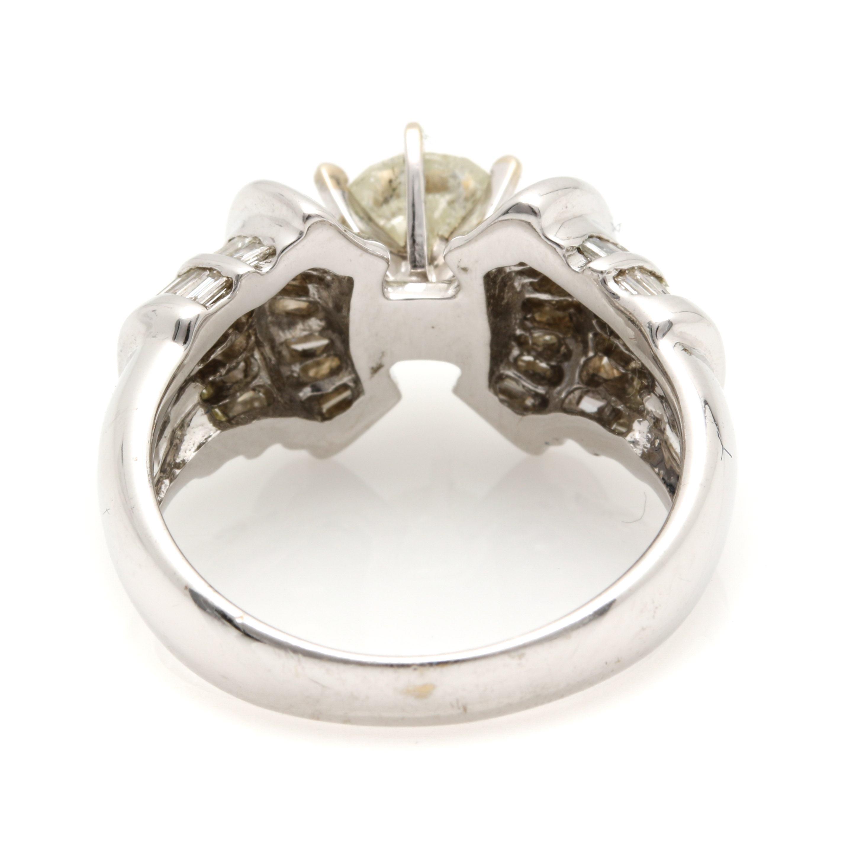 18K White Gold 2.55 CTW Diamond Ring