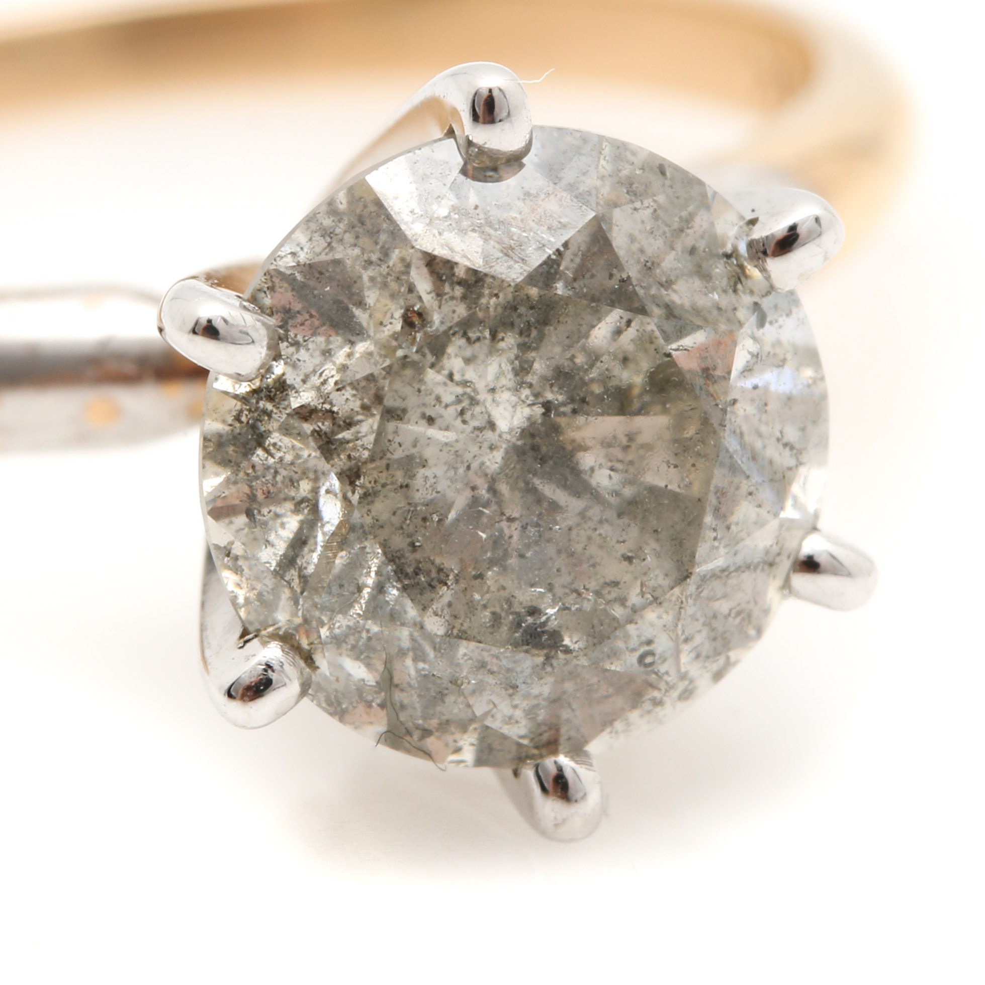 14K Yellow Gold 1.97 CT Diamond Solitaire Ring