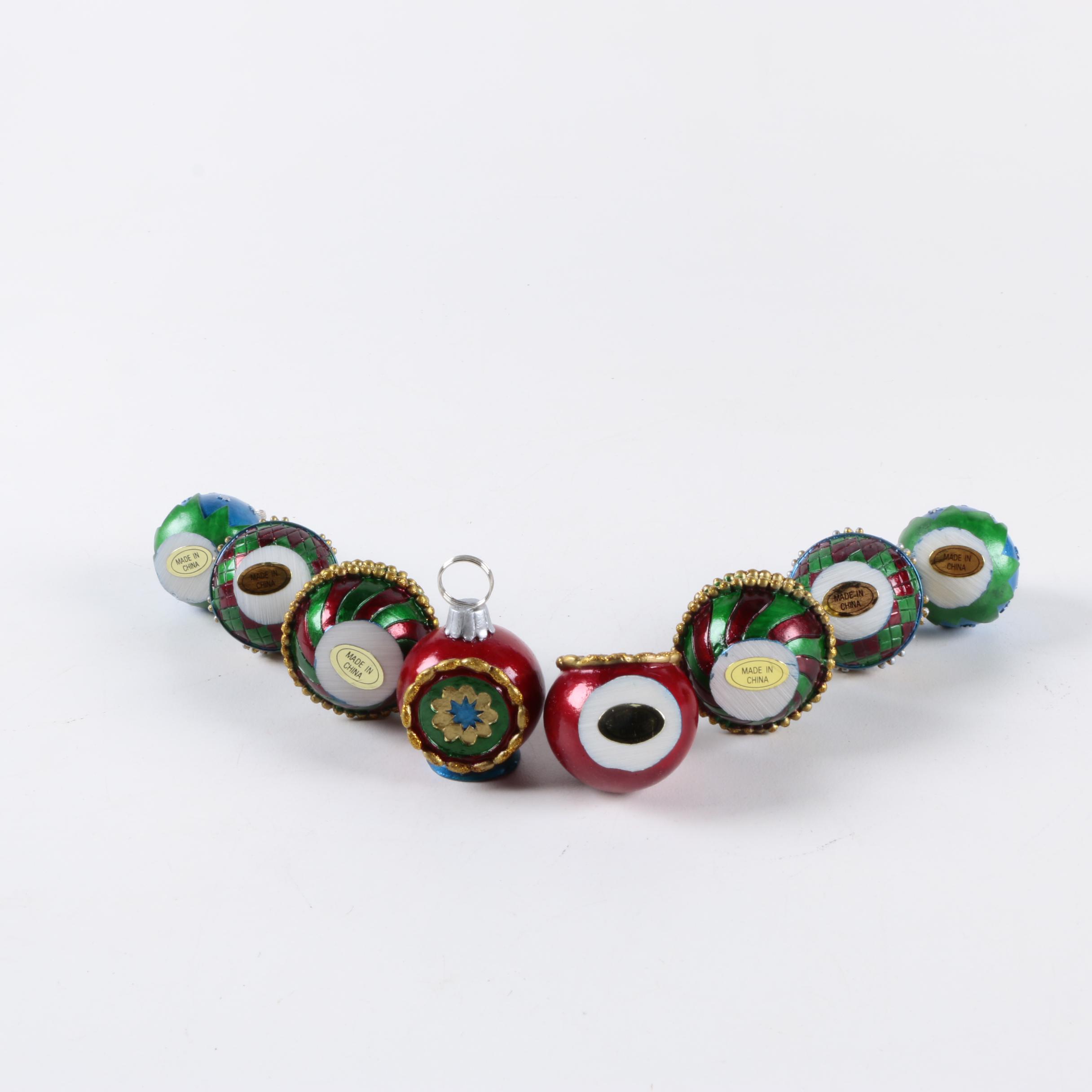 Christmas Place Card Holders and Candle Rings