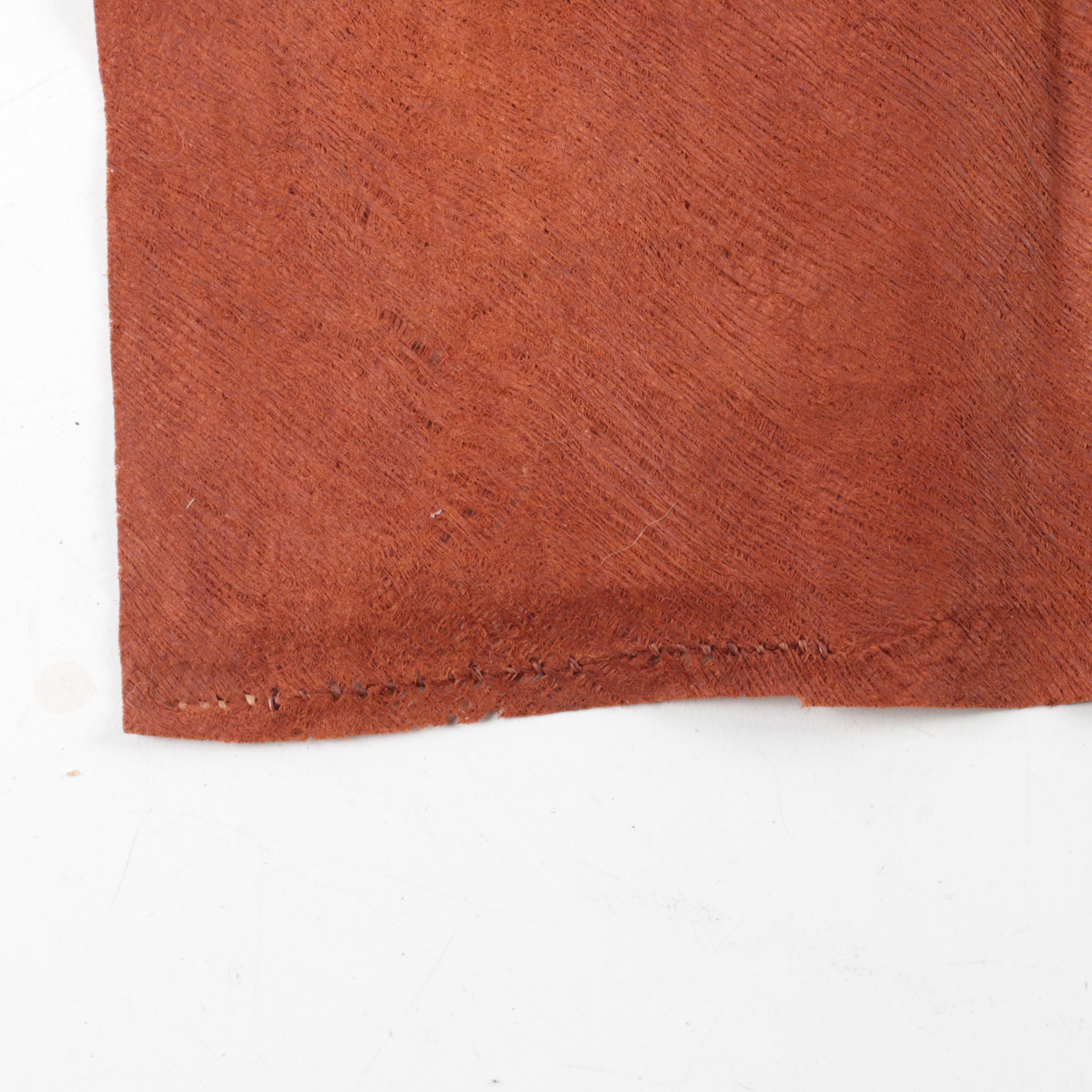 Barkcloth Map of 1590 Africa