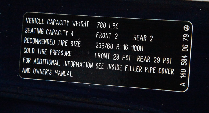 1997 Mercedes Benz S500 Two Door Sedan