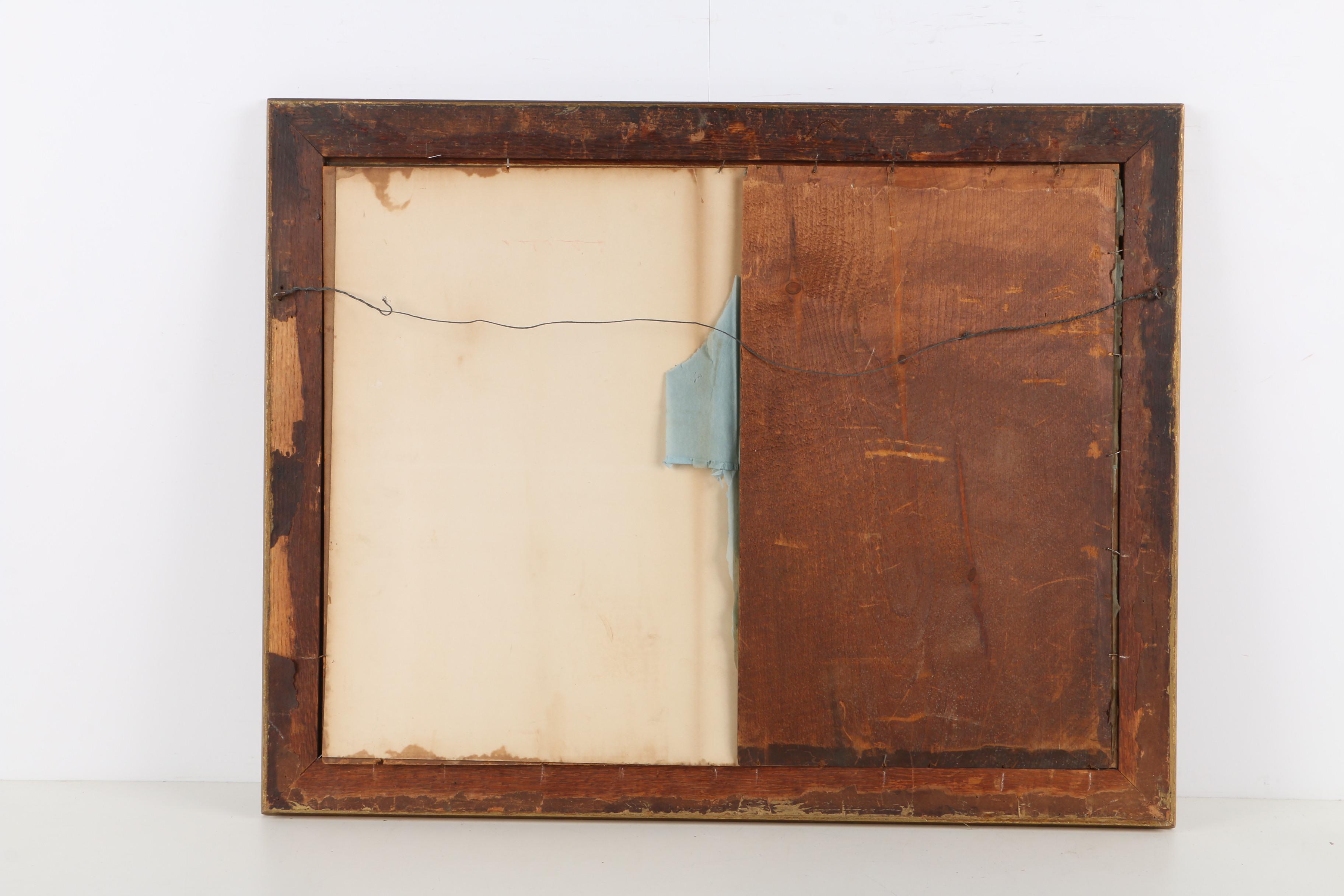 G. Parolari Watercolor Painting of a Venetian Canal