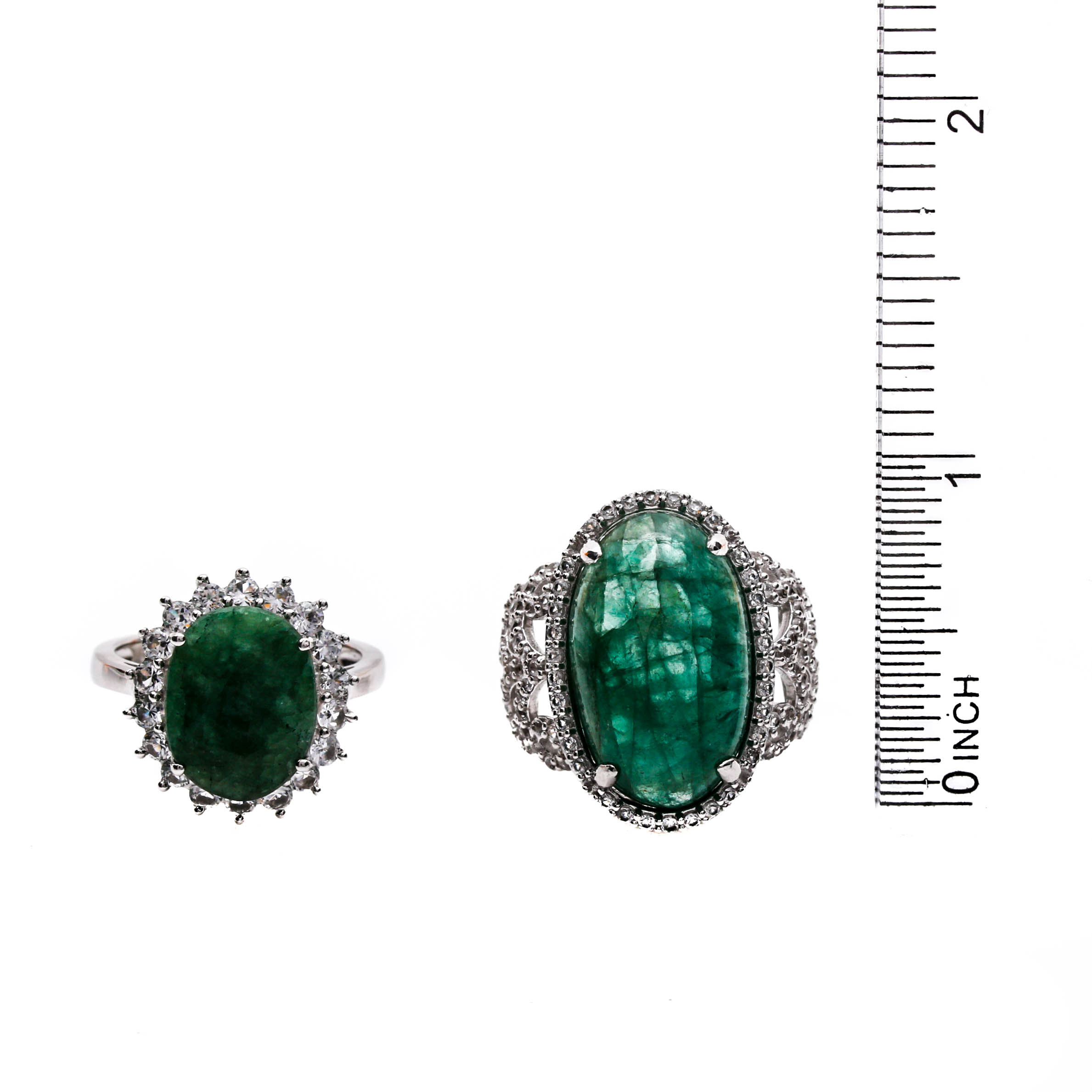 Sterling Silver Rings and Necklaces Including Orianne