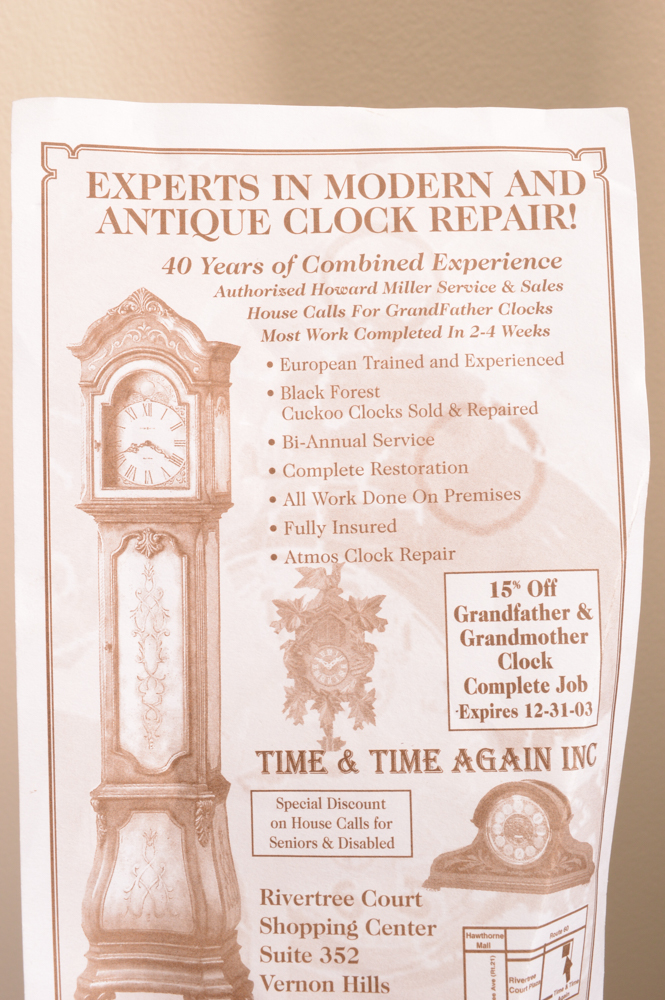 Sligh Grandfather Clock