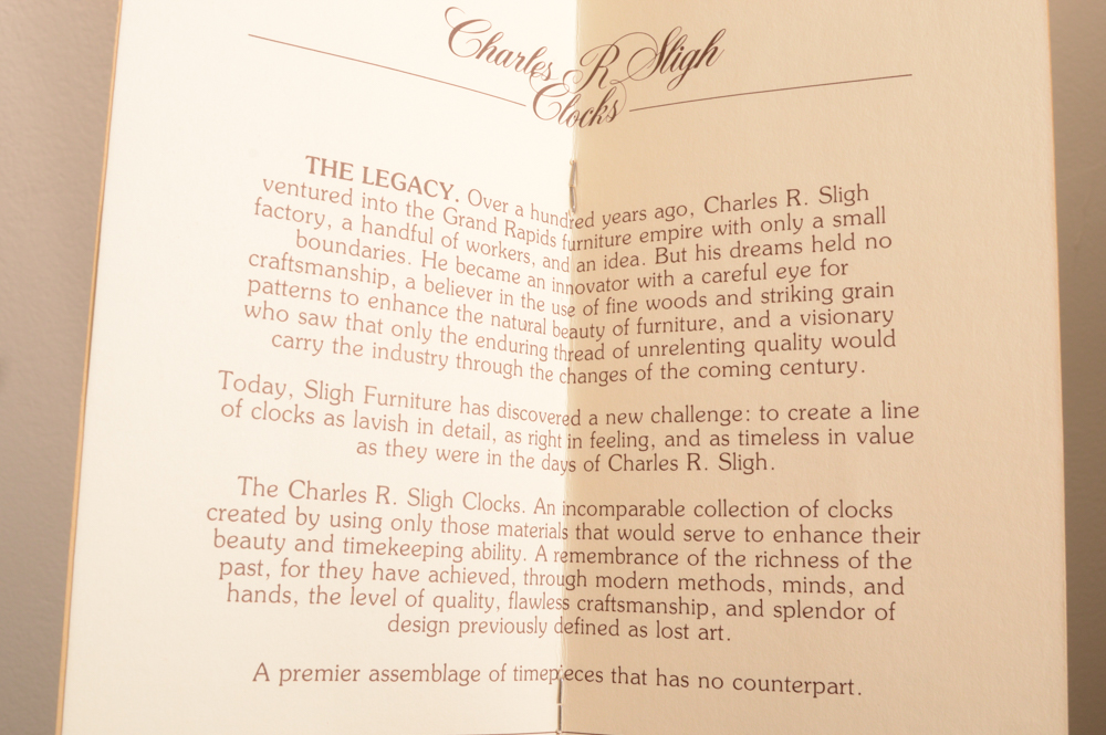 Sligh Grandfather Clock