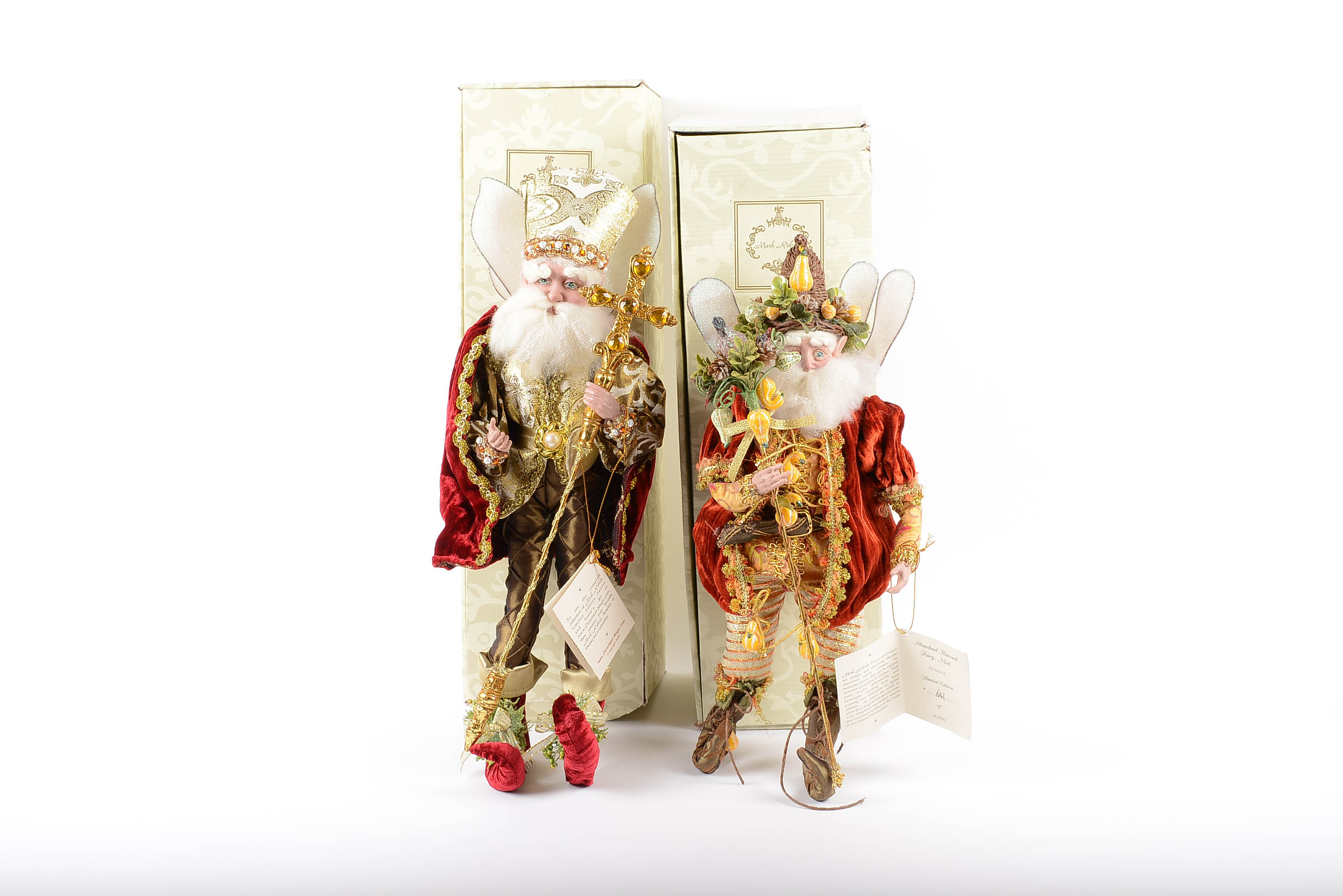 Mark Roberts "Abundant Harvest" and "Faith" Fairies