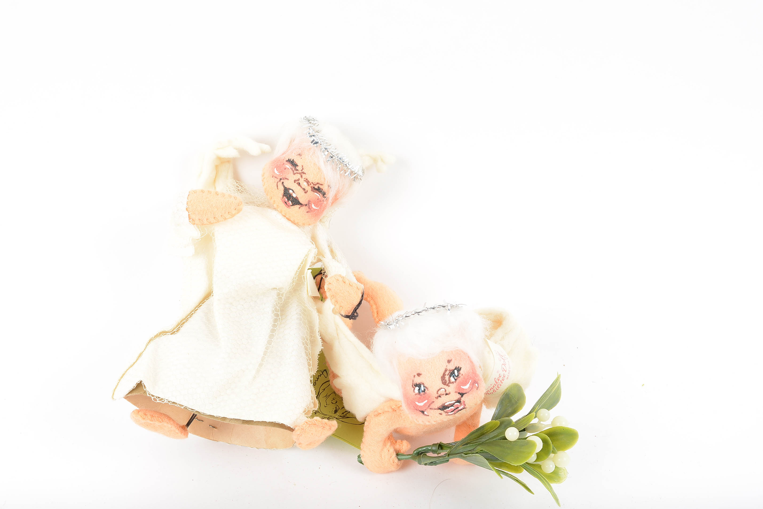 Vintage Annalee Christmas "Mobilitee" Dolls