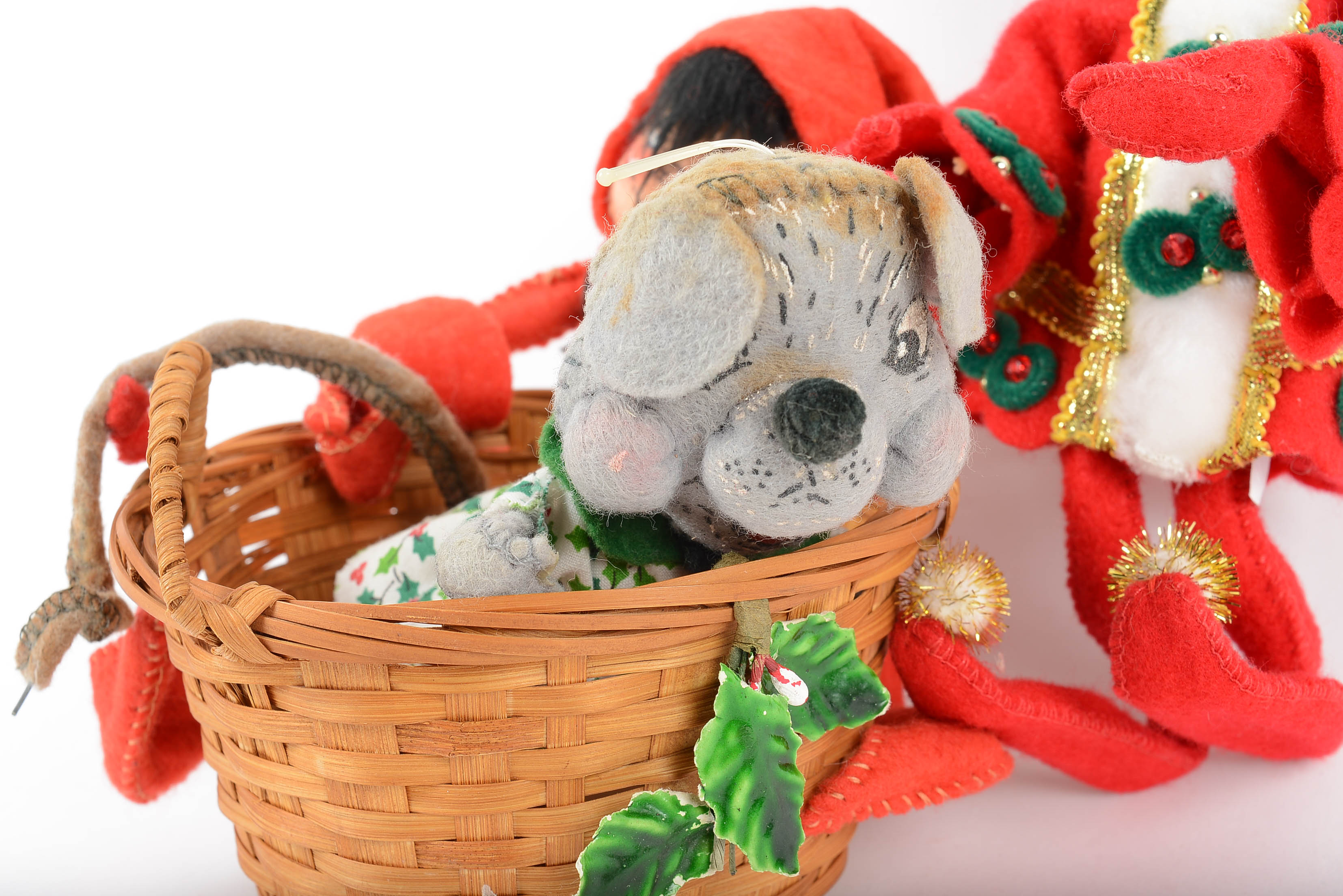 Vintage Annalee Christmas "Mobilitee" Dolls