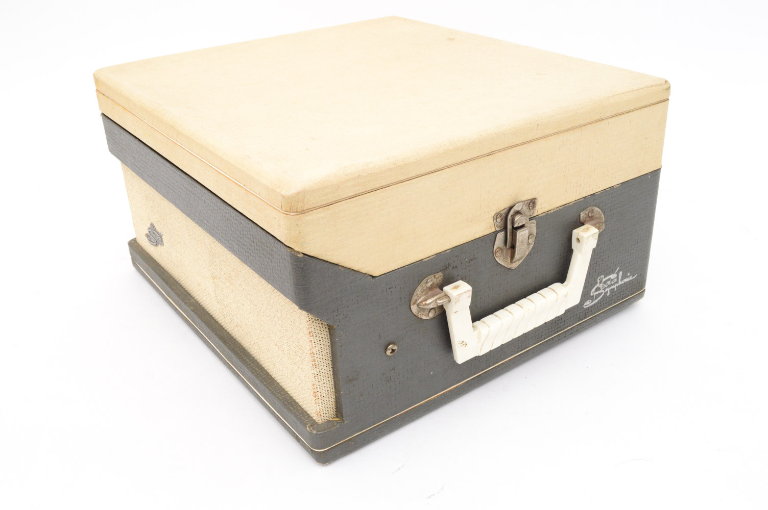 Vintage Symphonic Four-Speed Portable Record Player Model 1115