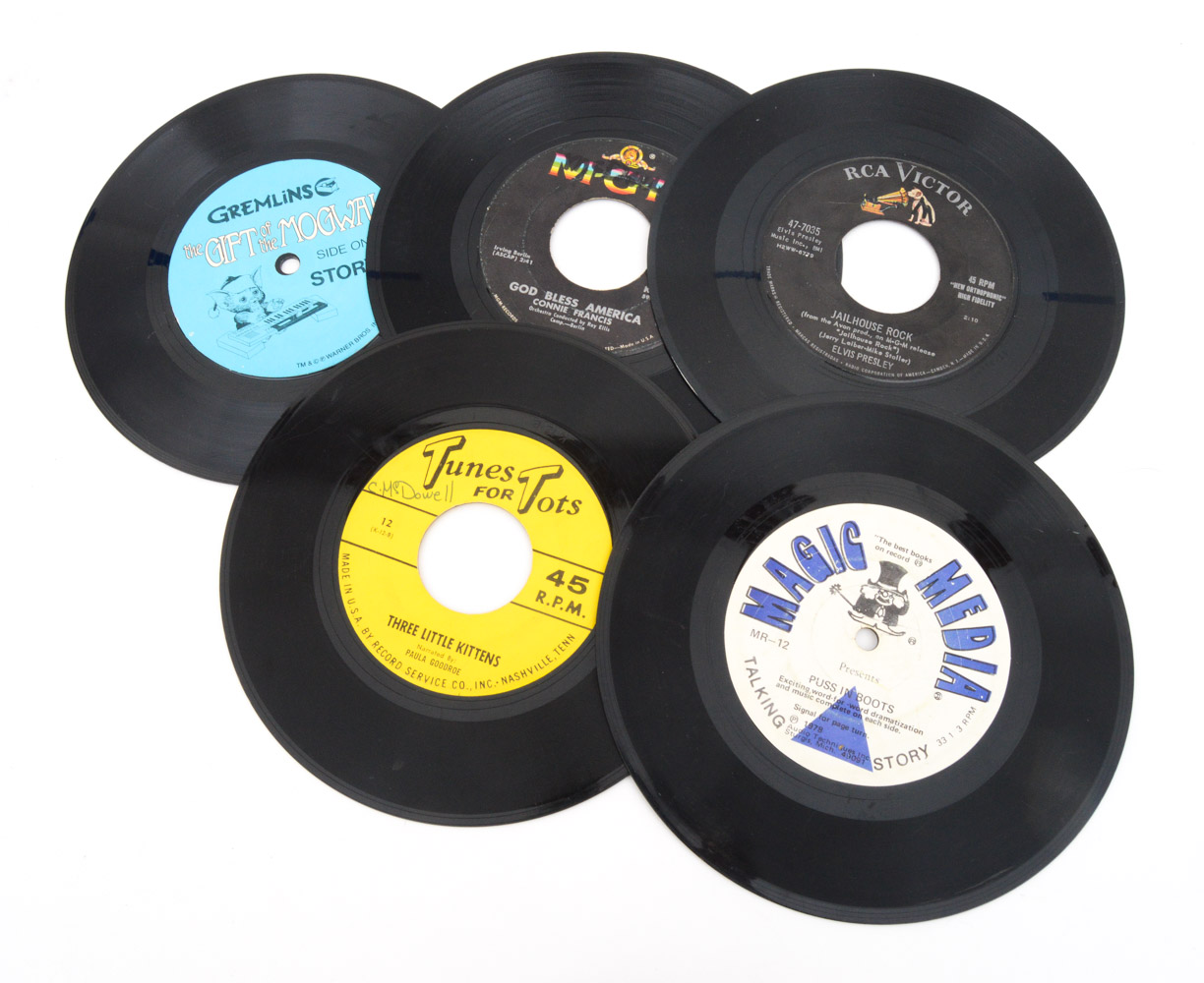 Vintage Symphonic Four-Speed Portable Record Player Model 1115