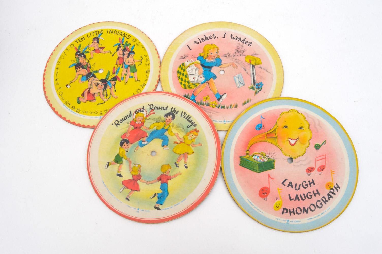 Vintage Symphonic Four-Speed Portable Record Player Model 1115