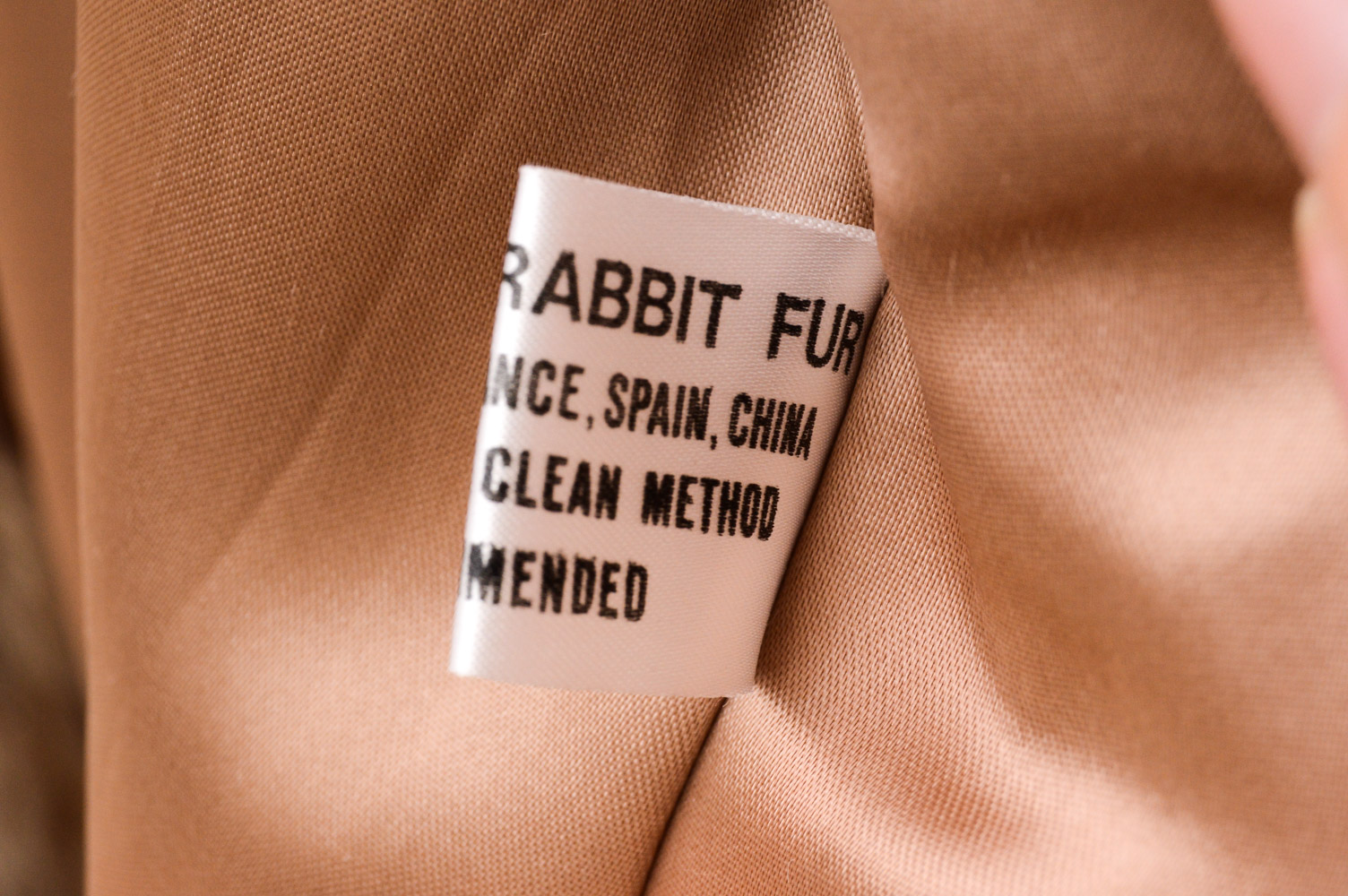 Vintage Mademoiselle Rabbit Fur Coat with Andrea Fox Trimmed Wool Coat