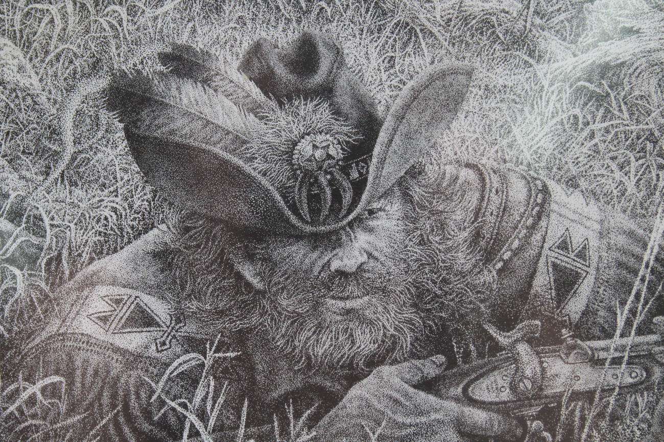 Bill O'Neill "Trapper" Offset Lithograph