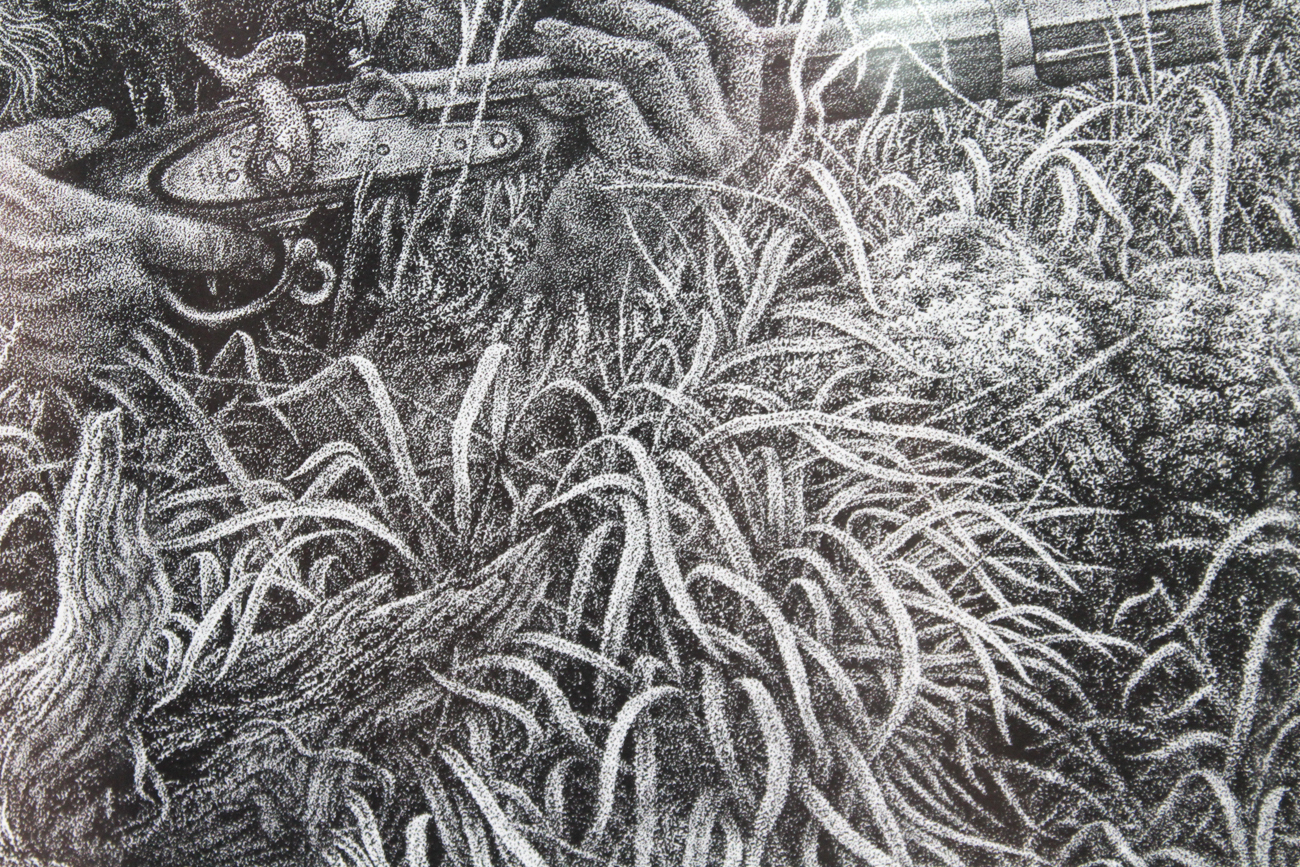 Bill O'Neill "Trapper" Offset Lithograph