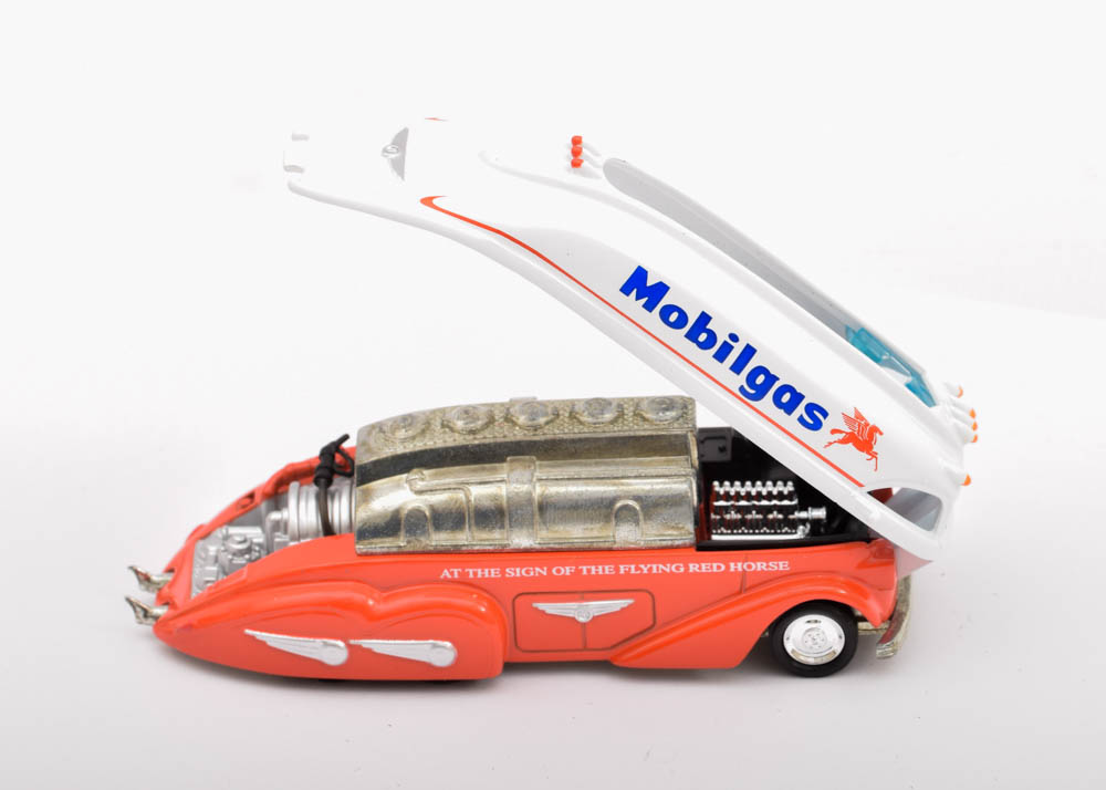 Miniature "Mobil Oil" Hot Wheels Vehicles