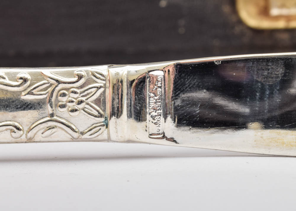 Wm Rogers & Son "Enchanted Rose" Plated Silver Flatware Set