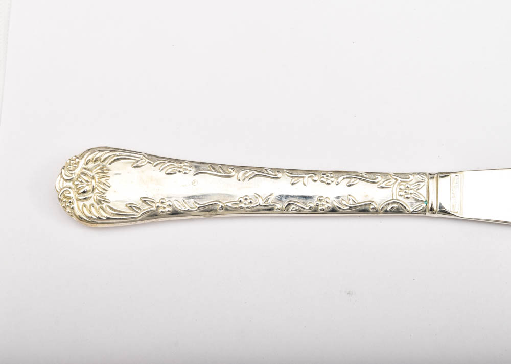 Wm Rogers & Son "Enchanted Rose" Plated Silver Flatware Set