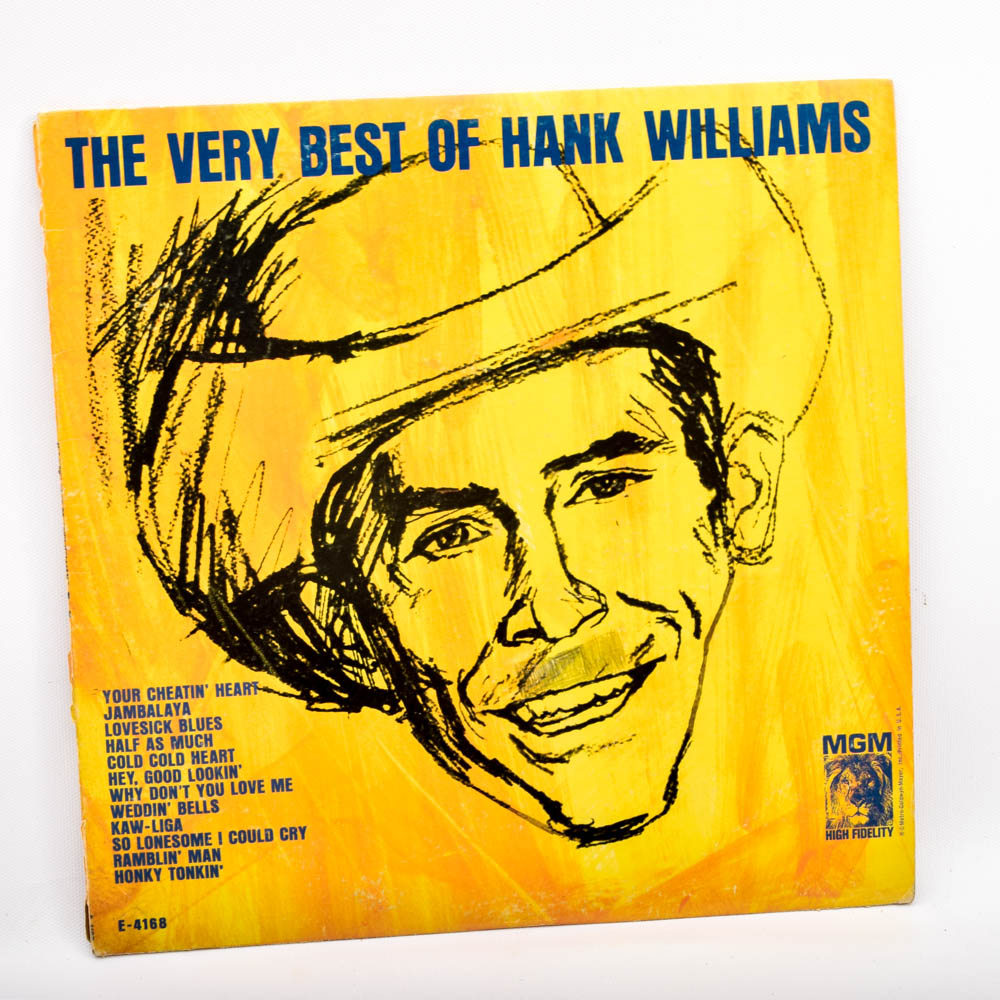 Country Music LPs Featuring Hank Williams, Jerry Lee Lewis, Elvis and More