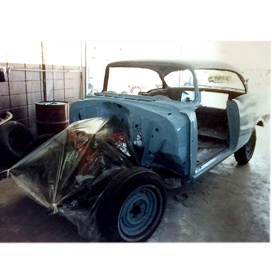 1956 Chevrolet Bel Air Nassau Blue Hardtop Coupe