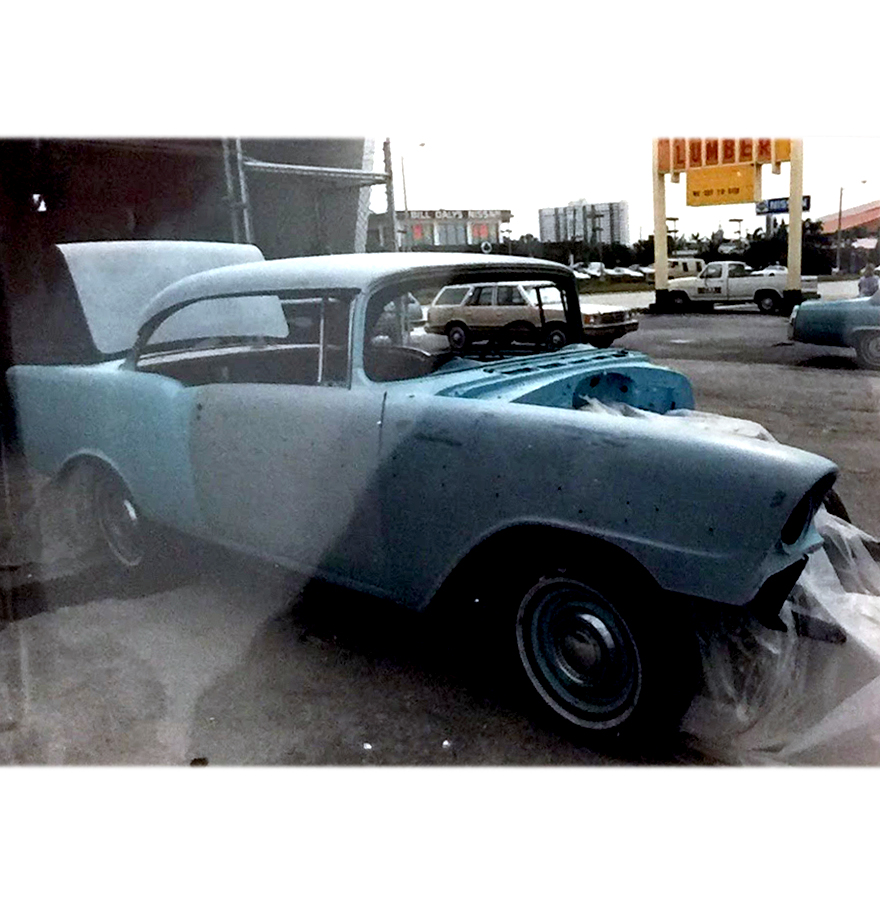 1956 Chevrolet Bel Air Nassau Blue Hardtop Coupe