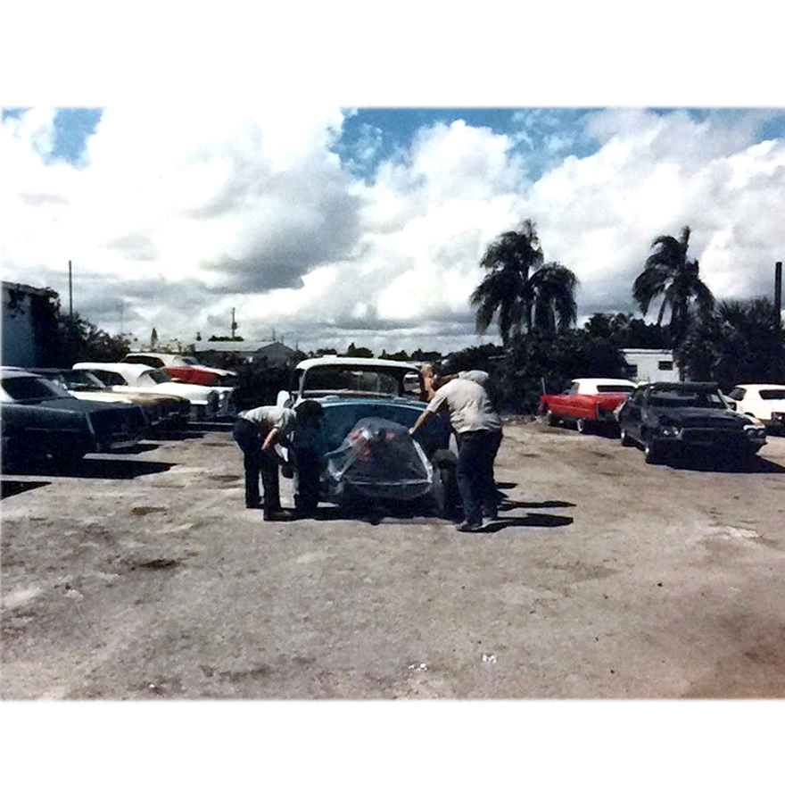 1956 Chevrolet Bel Air Nassau Blue Hardtop Coupe