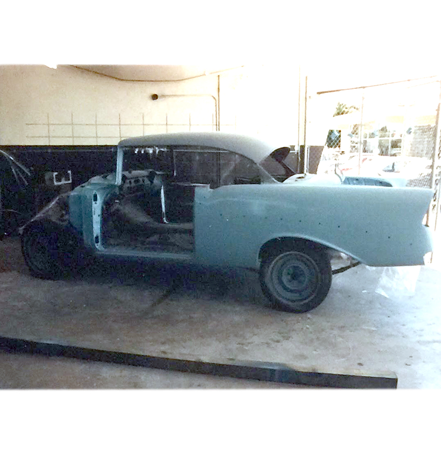 1956 Chevrolet Bel Air Nassau Blue Hardtop Coupe