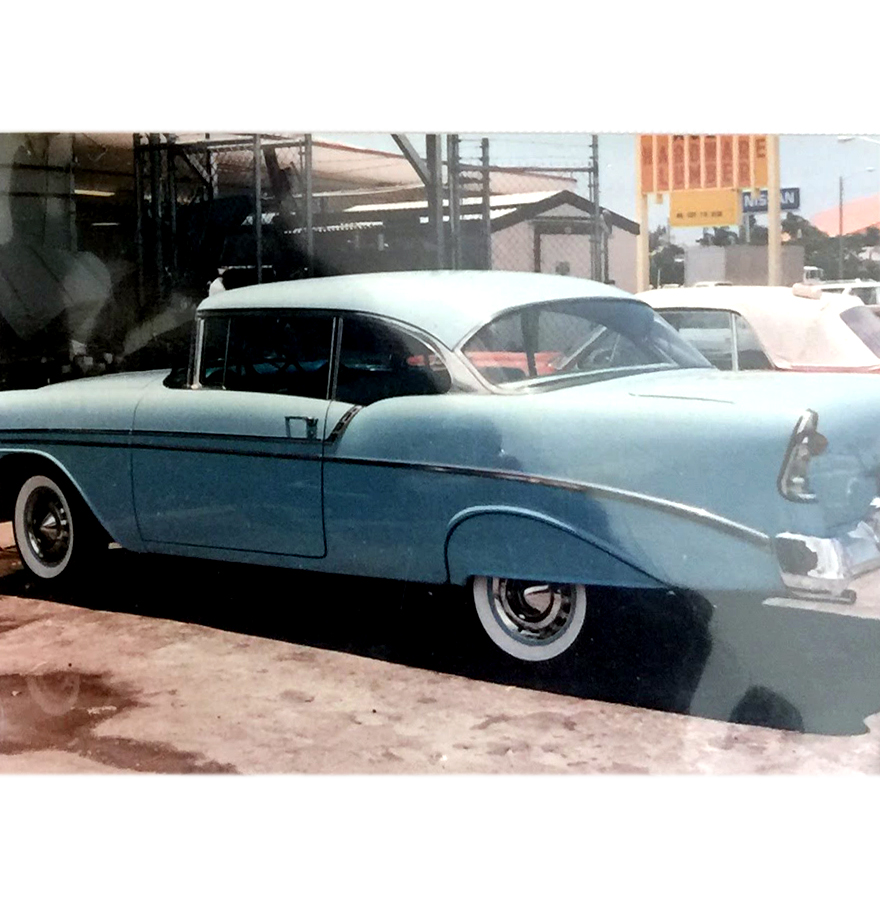 1956 Chevrolet Bel Air Nassau Blue Hardtop Coupe