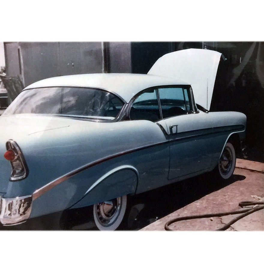 1956 Chevrolet Bel Air Nassau Blue Hardtop Coupe