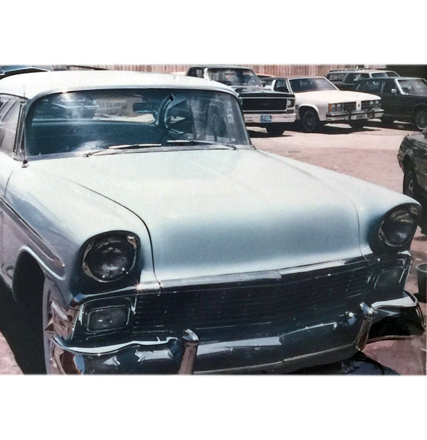 1956 Chevrolet Bel Air Nassau Blue Hardtop Coupe