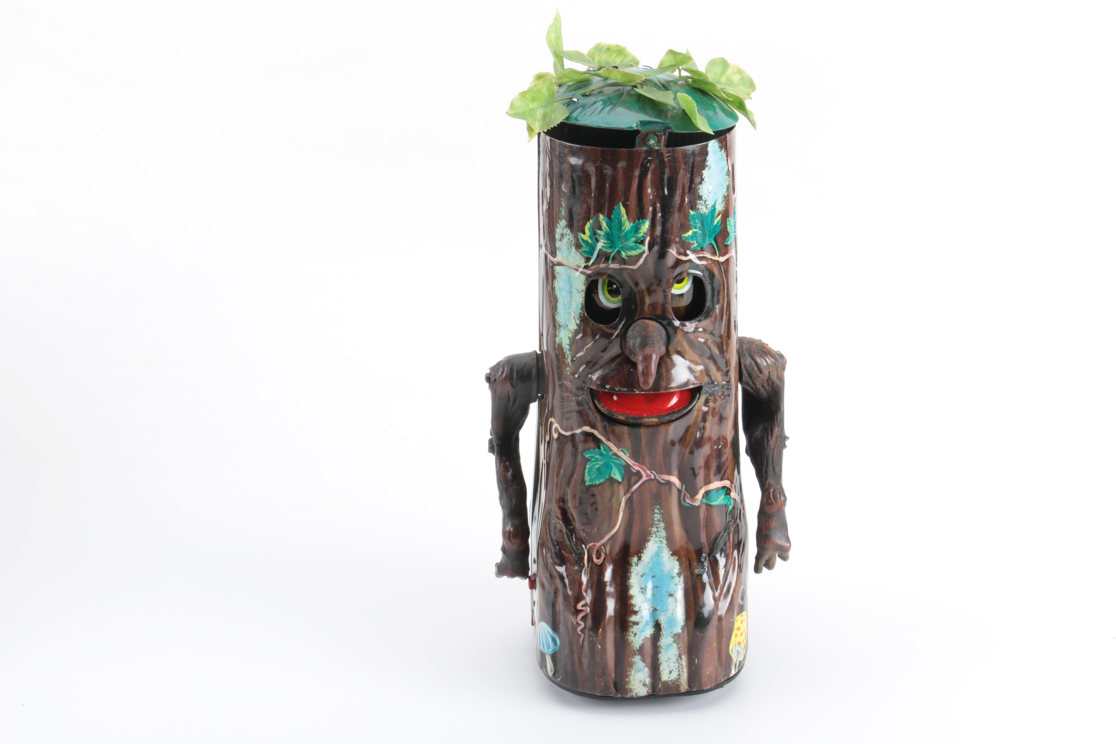 Four Vintage Japanese Metal Battery Operated Toys