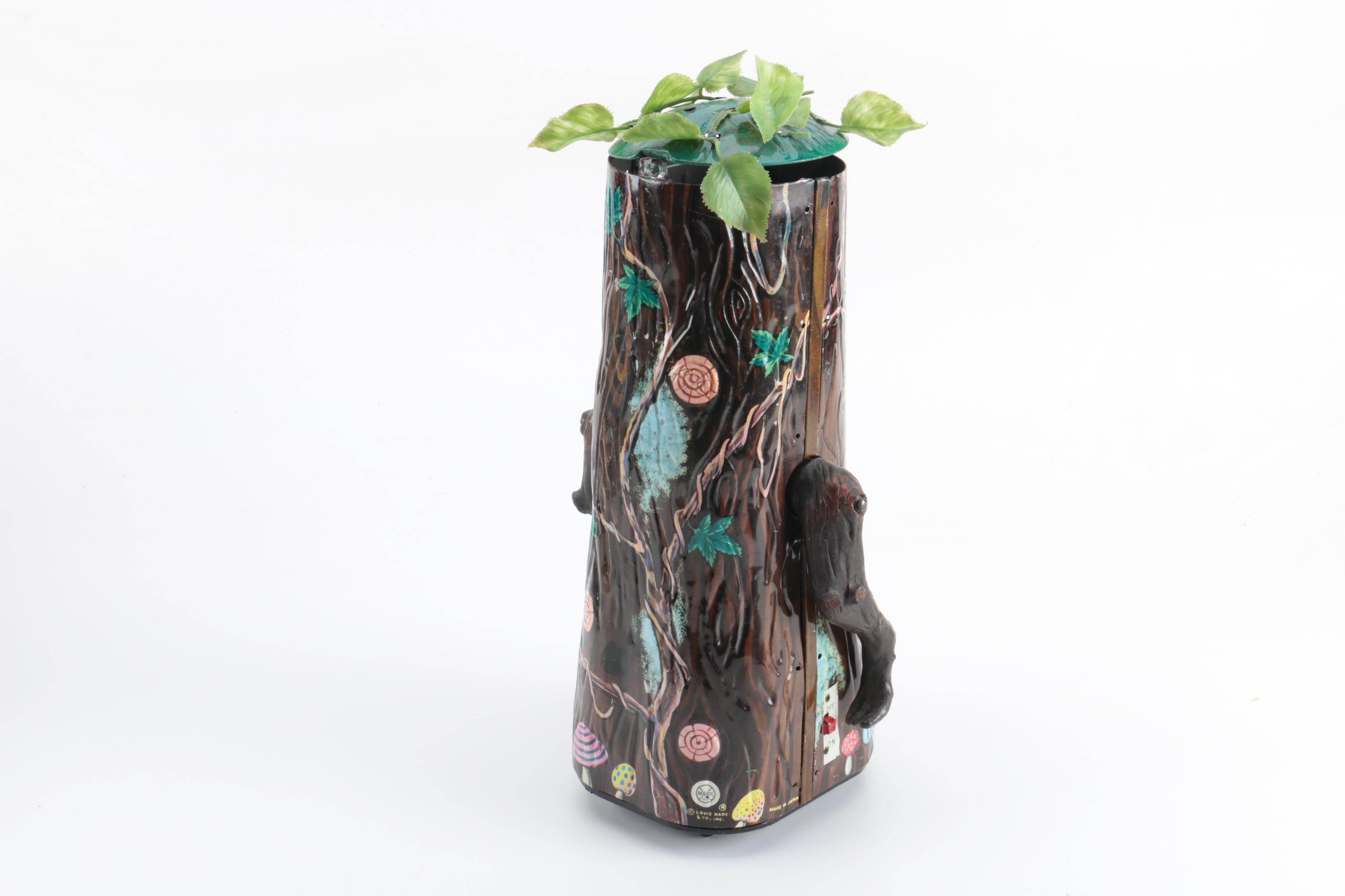 Four Vintage Japanese Metal Battery Operated Toys