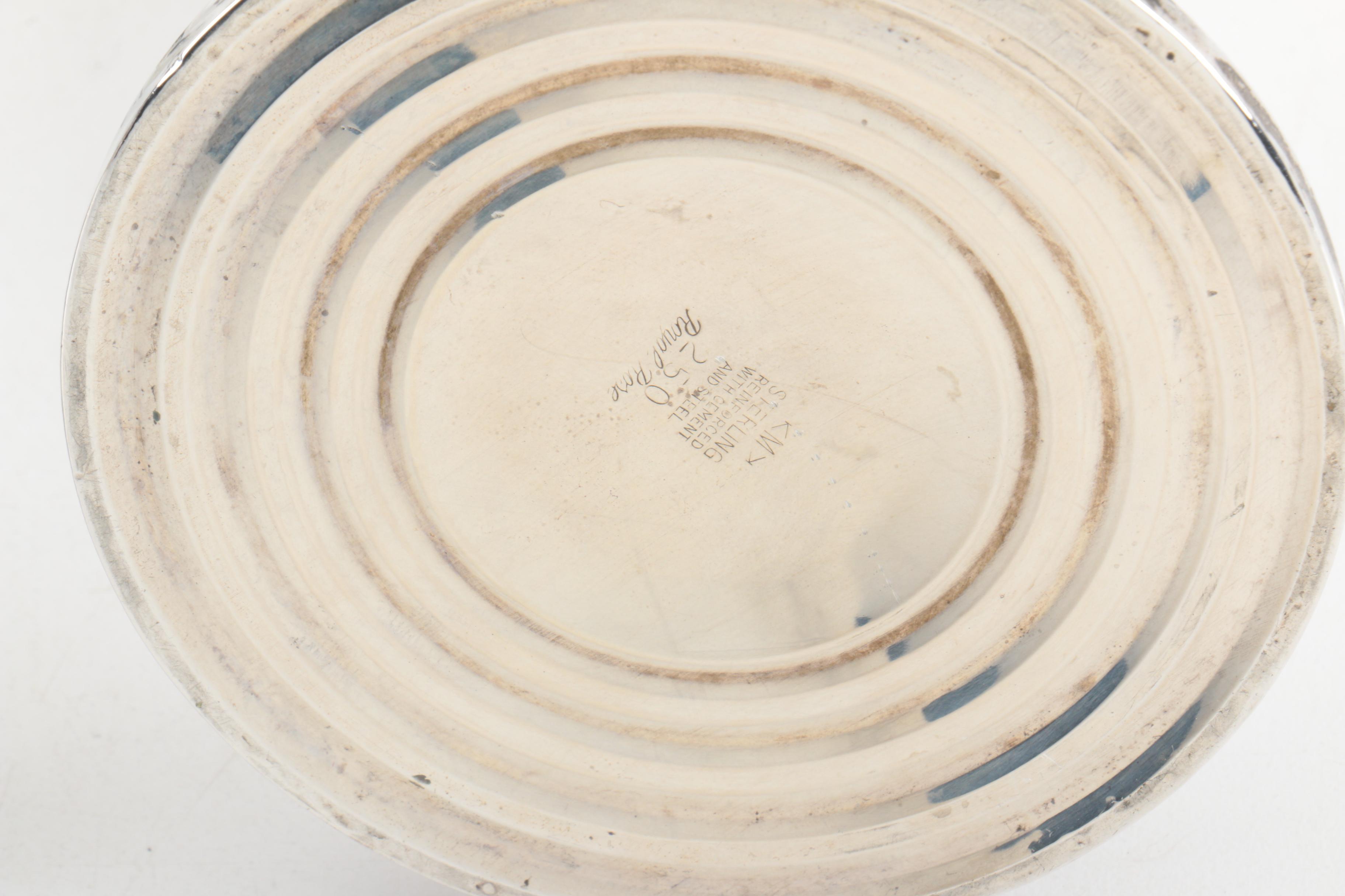 Mueck-Carey Co. and Duchin Weighted Sterling Candlesticks and Condiment Shakers