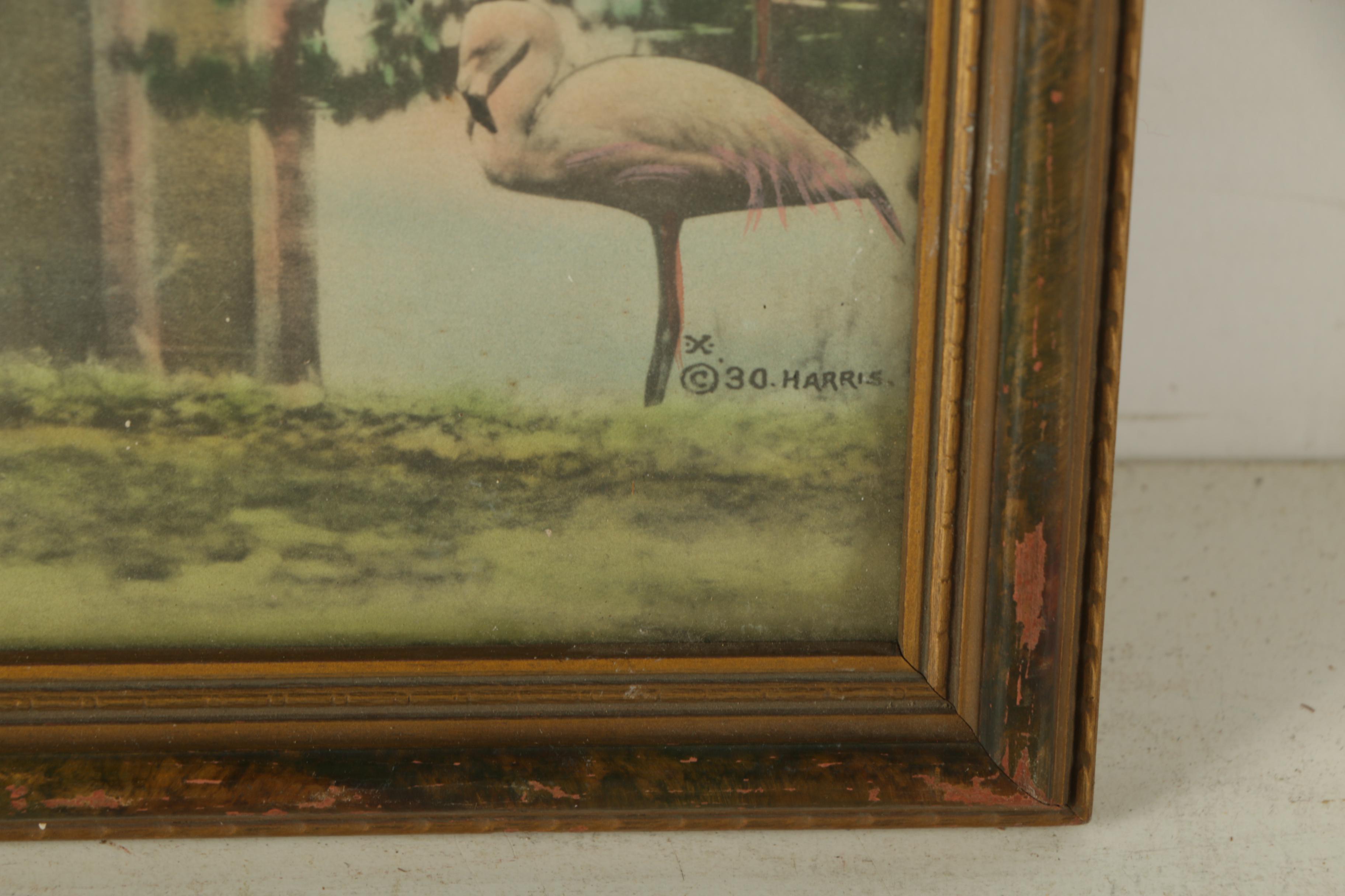 Watercolors Paintings and Hand-Colored Mezzograph of Landscapes