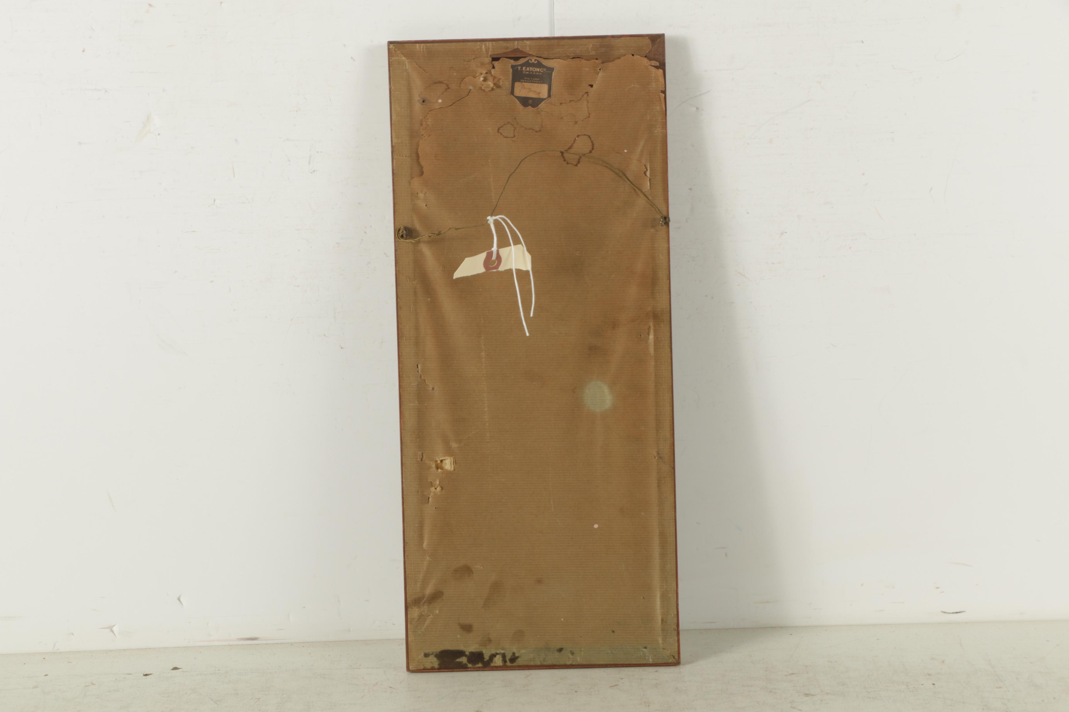 Watercolors Paintings and Hand-Colored Mezzograph of Landscapes