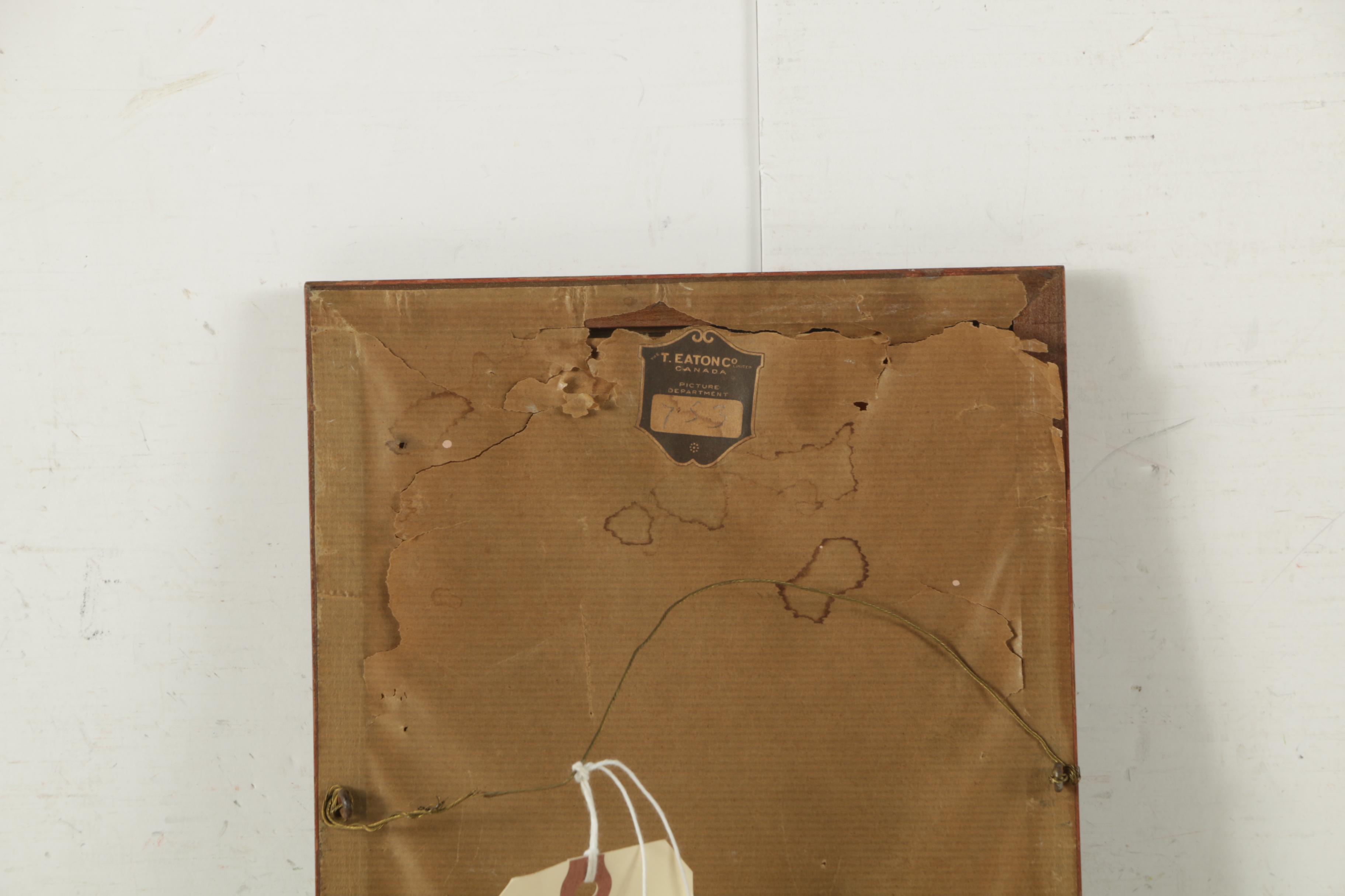 Watercolors Paintings and Hand-Colored Mezzograph of Landscapes