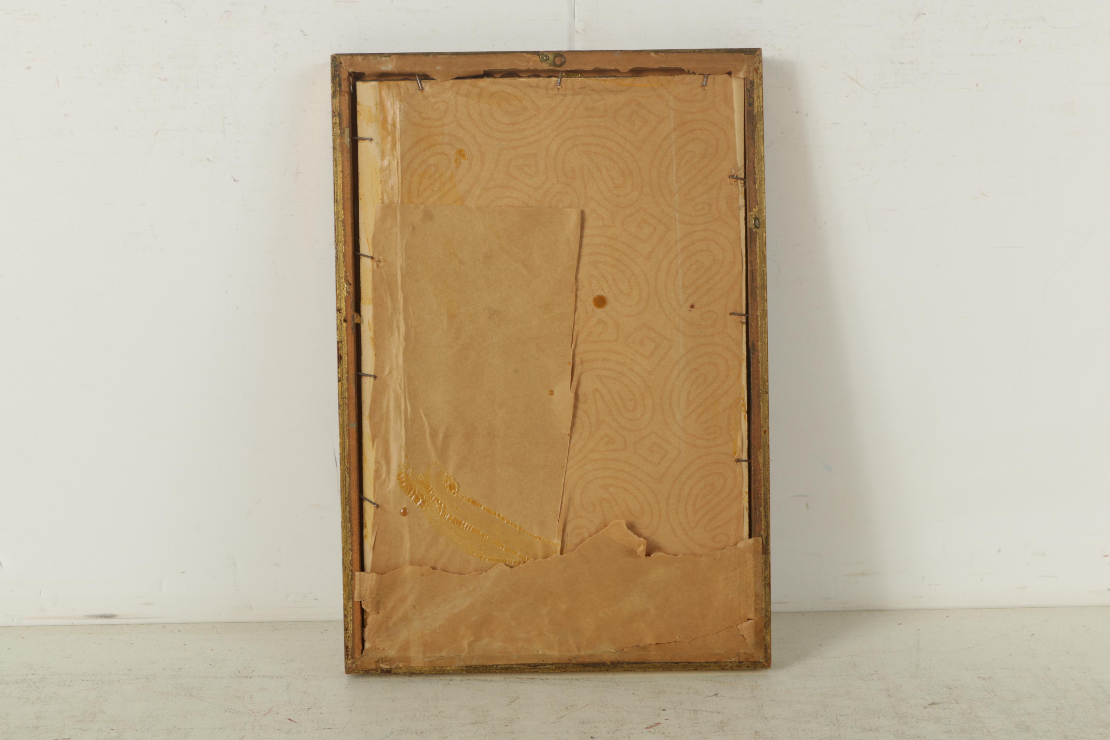 Watercolors Paintings and Hand-Colored Mezzograph of Landscapes