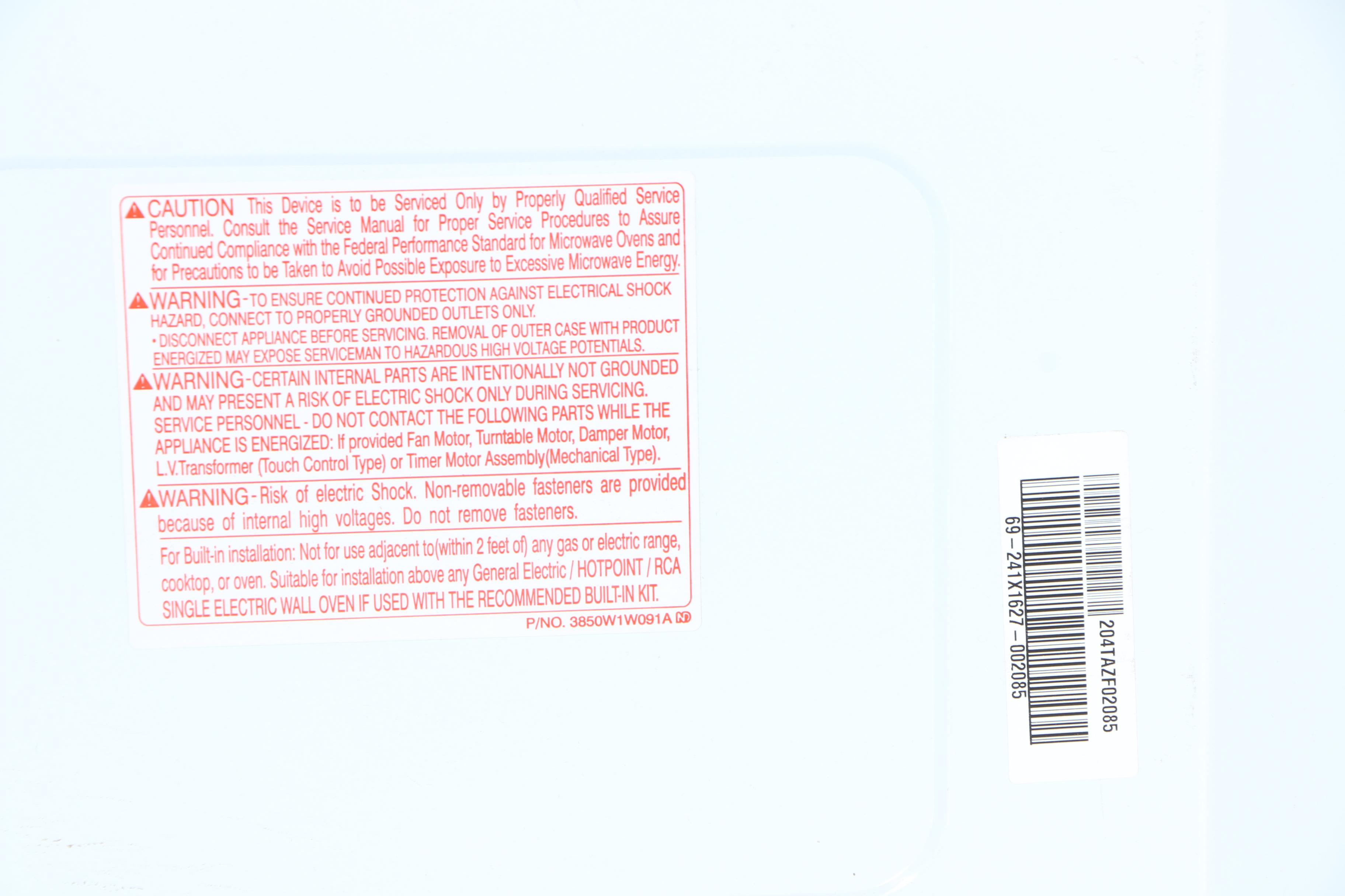 General Electric Profile Microwave Oven