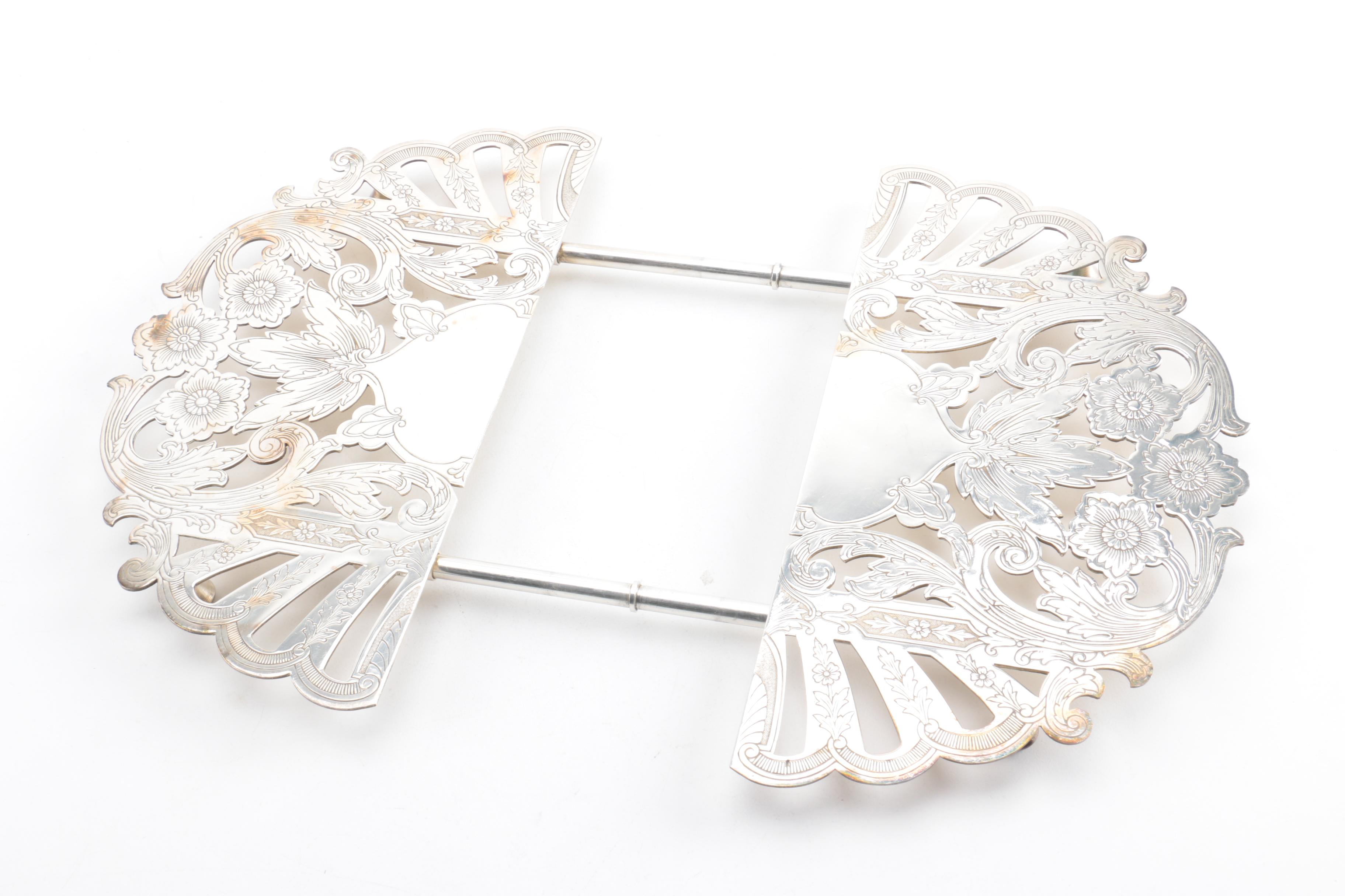 International Silver Co. "Castleton" Trays and Other Silver Plate Severware