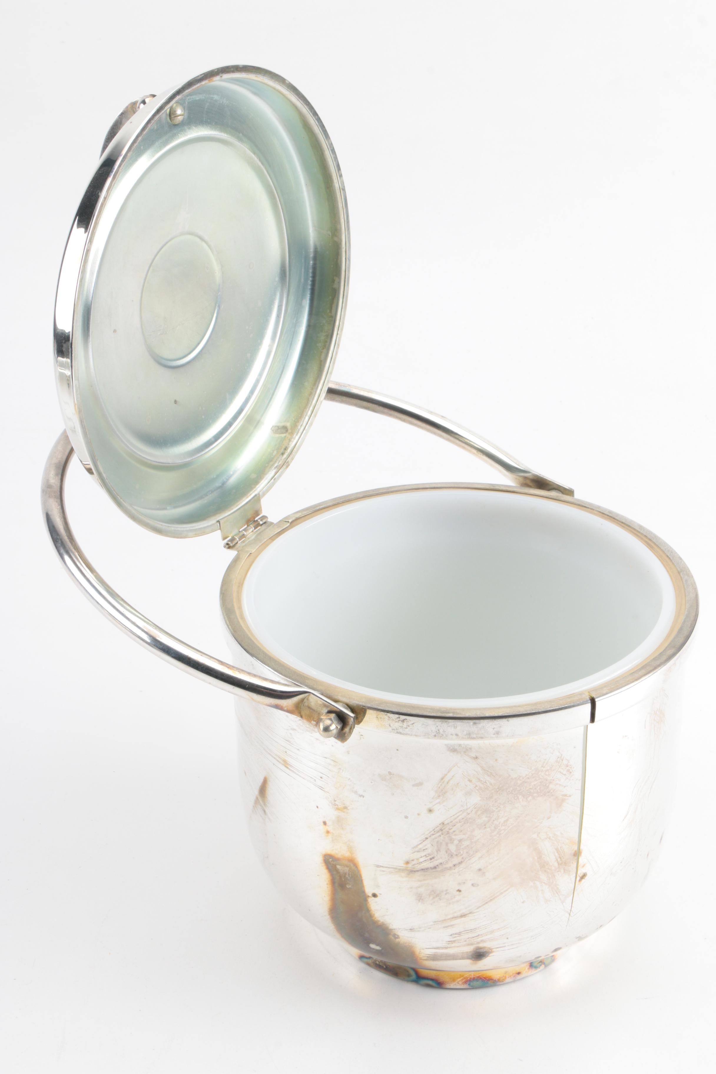 International Silver Co. "Castleton" Trays and Other Silver Plate Severware