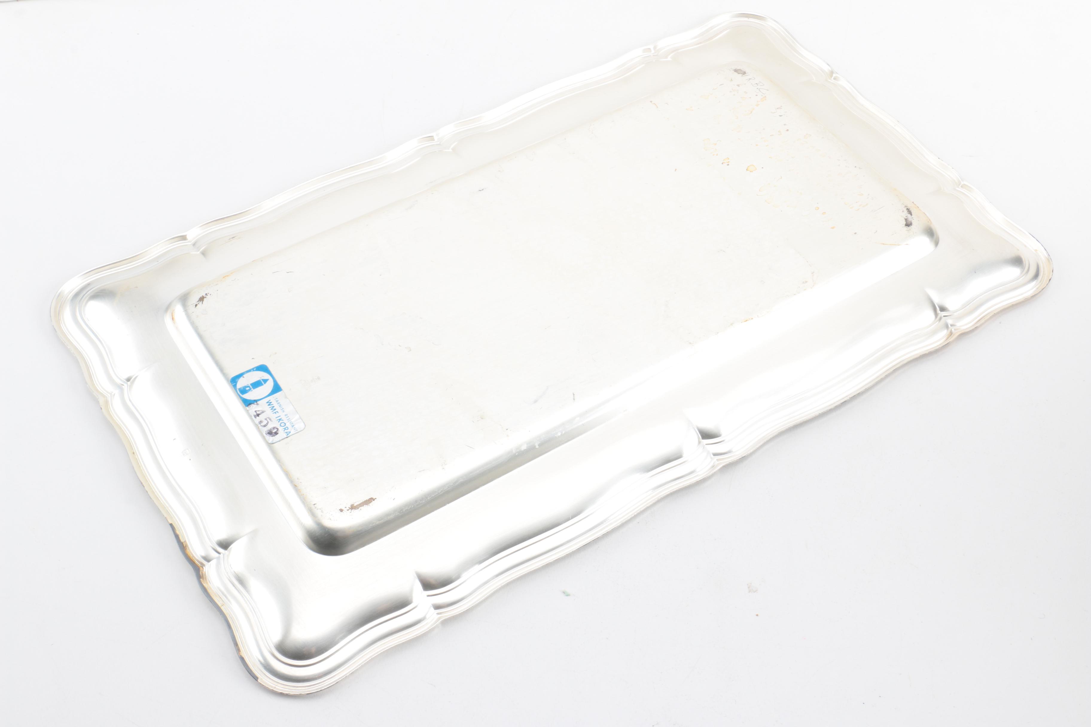 International Silver Co. "Castleton" Trays and Other Silver Plate Severware