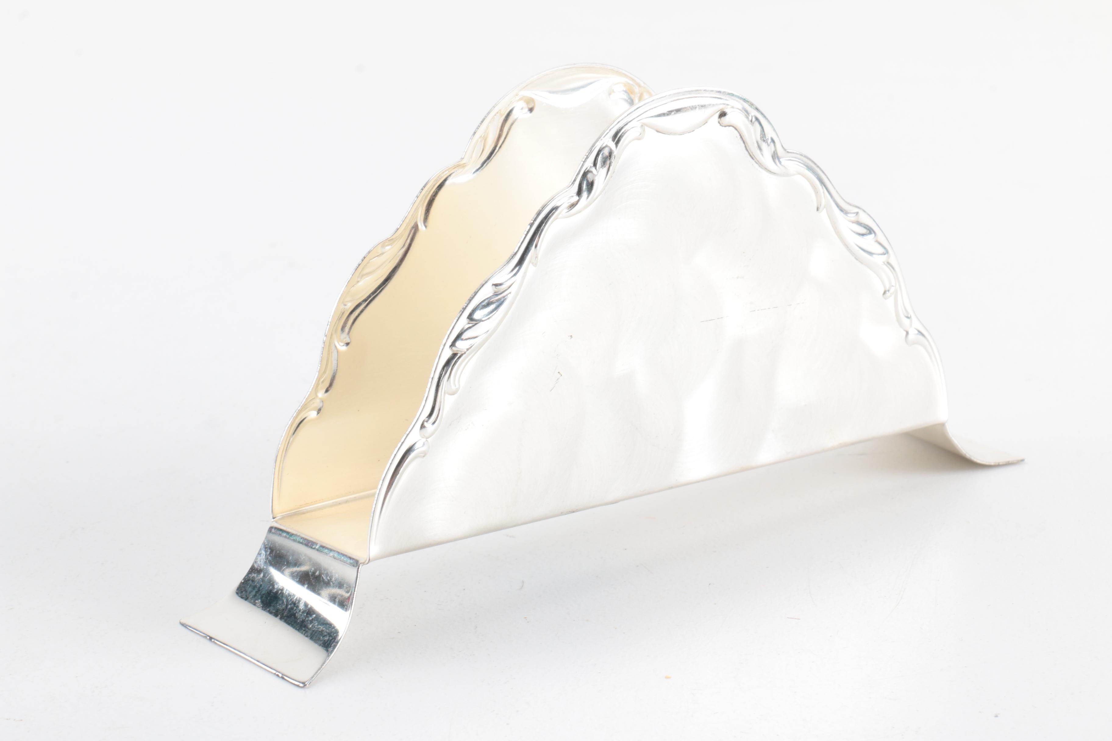 International Silver Co. "Castleton" Trays and Other Silver Plate Severware