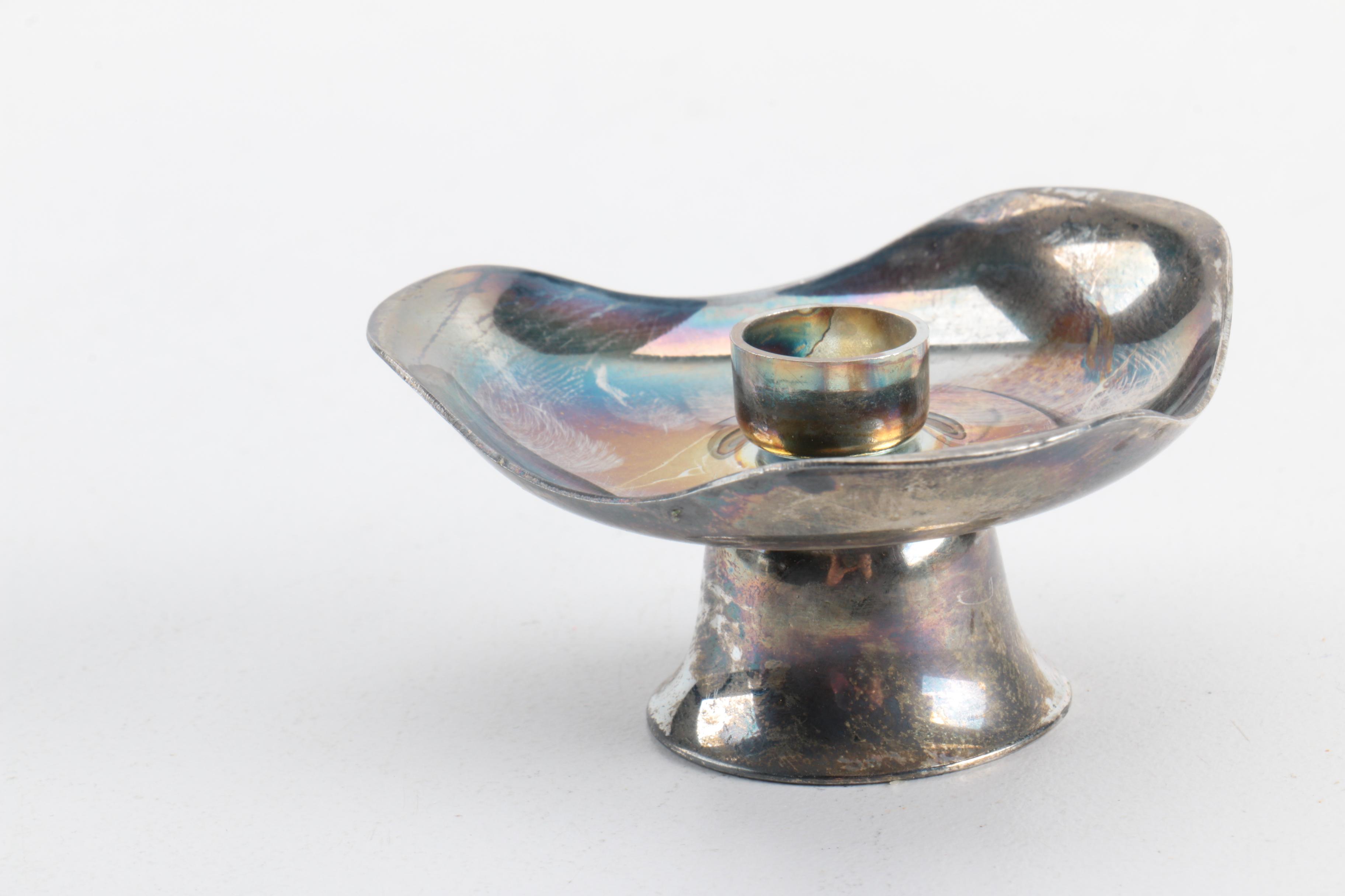 International Silver Co. "Castleton" Trays and Other Silver Plate Severware