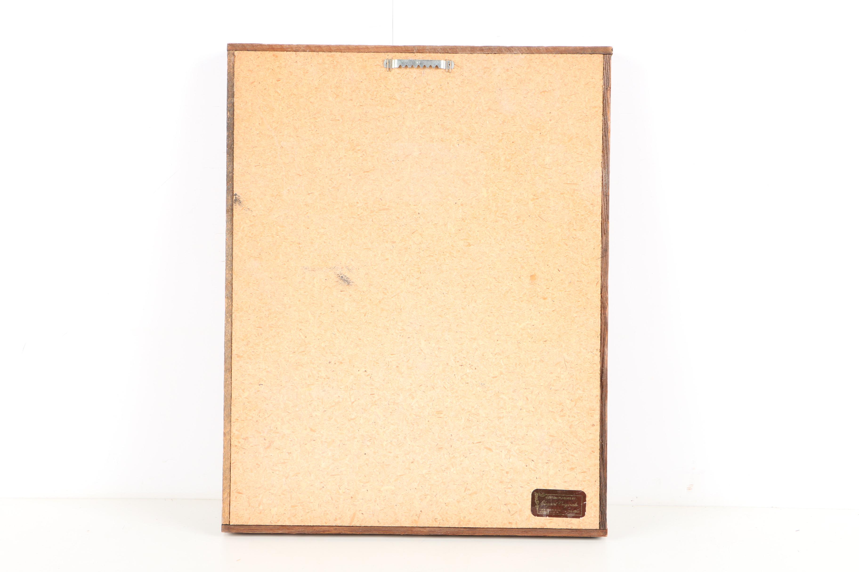 Offset Lithograph on Paper with Chicken Wire, Straw, and Feathers of a Rooster