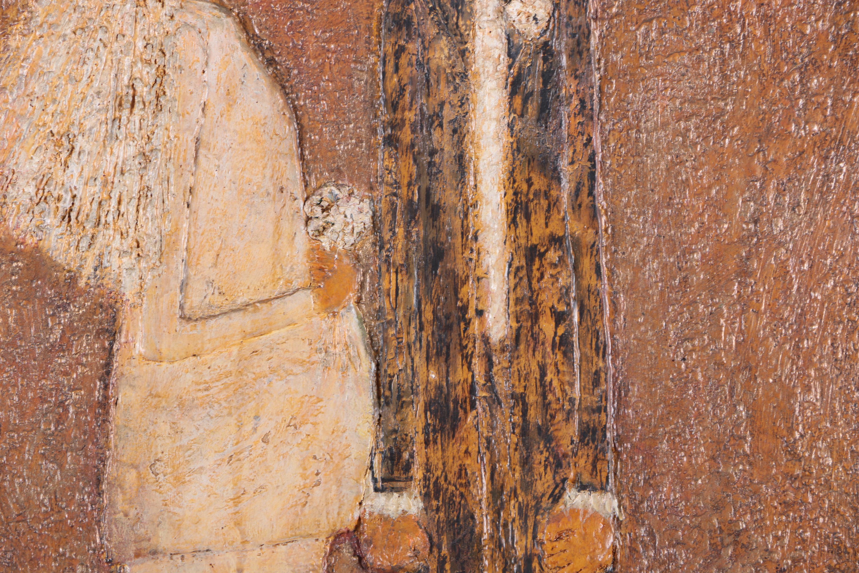 Marion Federè Mixed Media Painting "The Mystic Marriage"