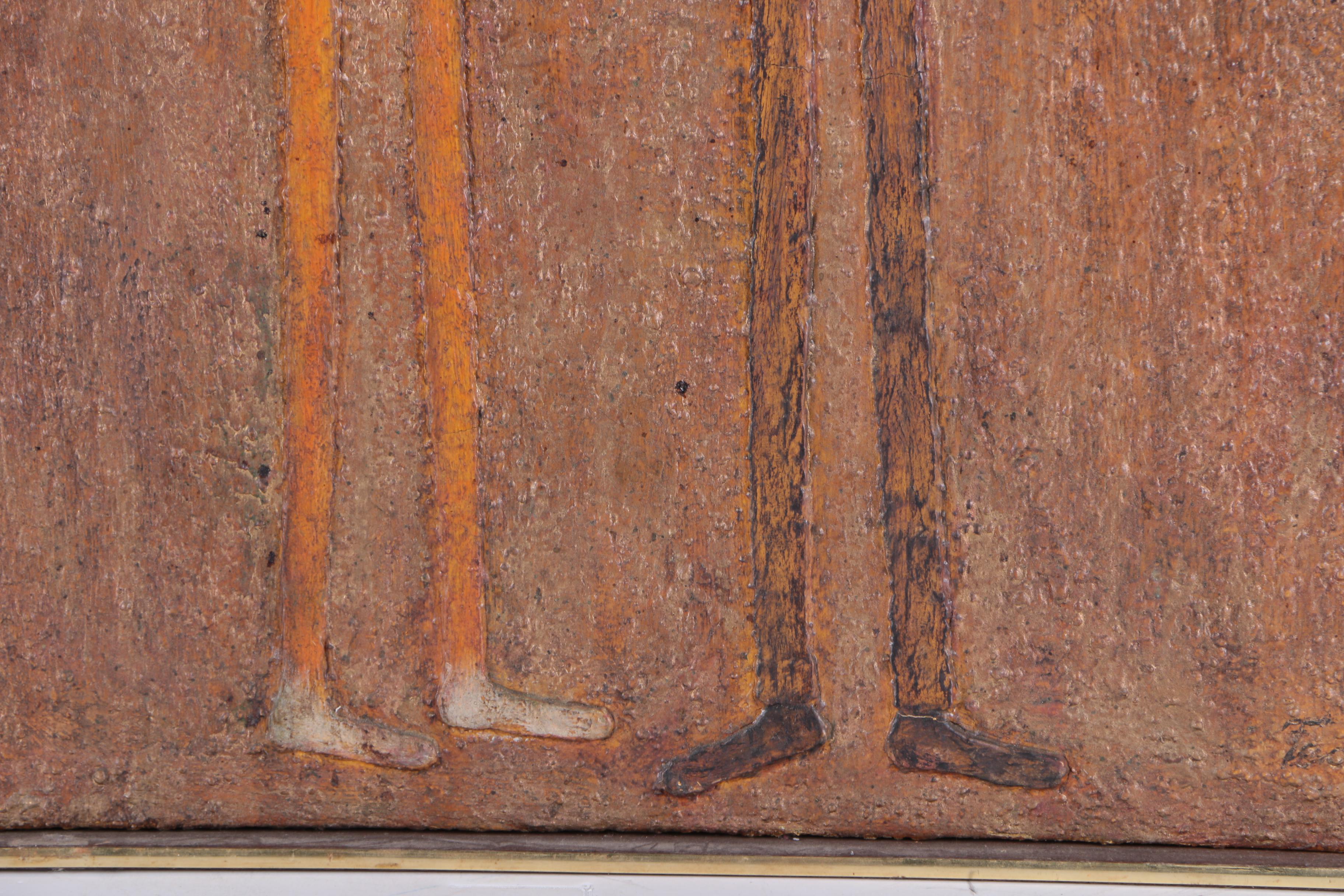 Marion Federè Mixed Media Painting "The Mystic Marriage"