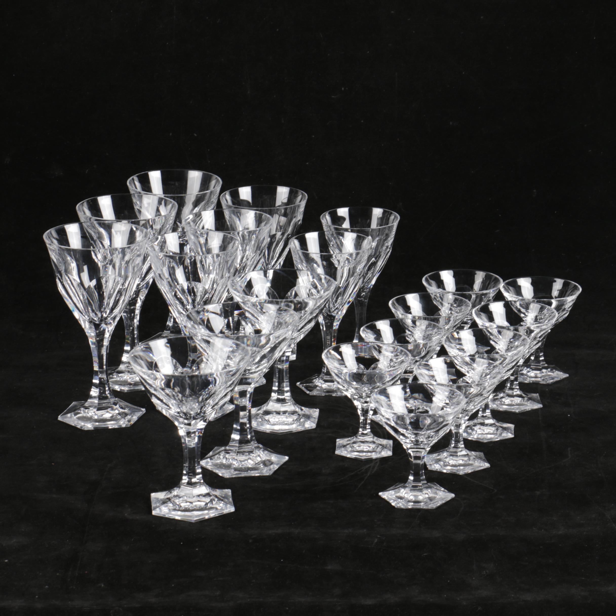 Hand Cut Crystal Stemware