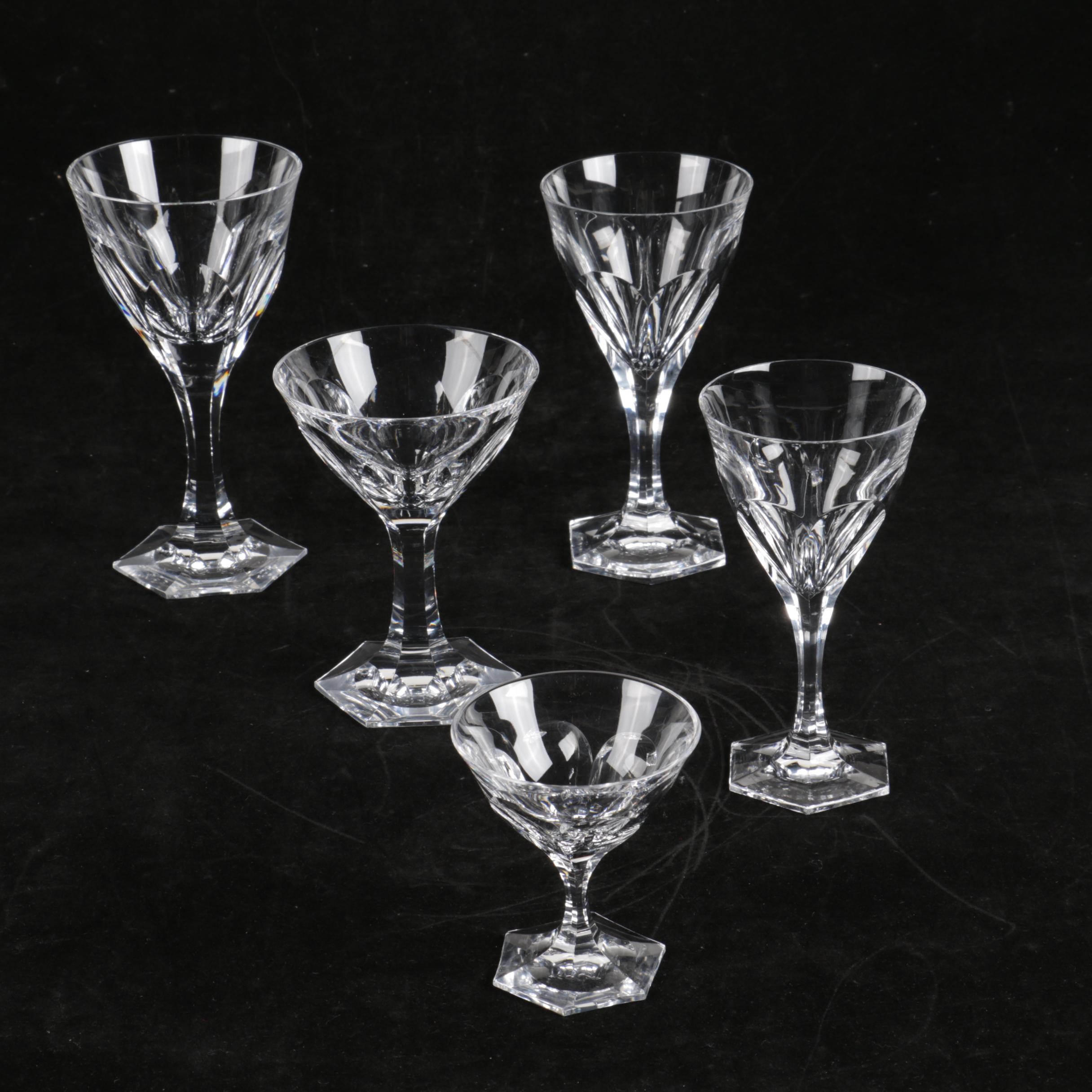 Hand Cut Crystal Stemware