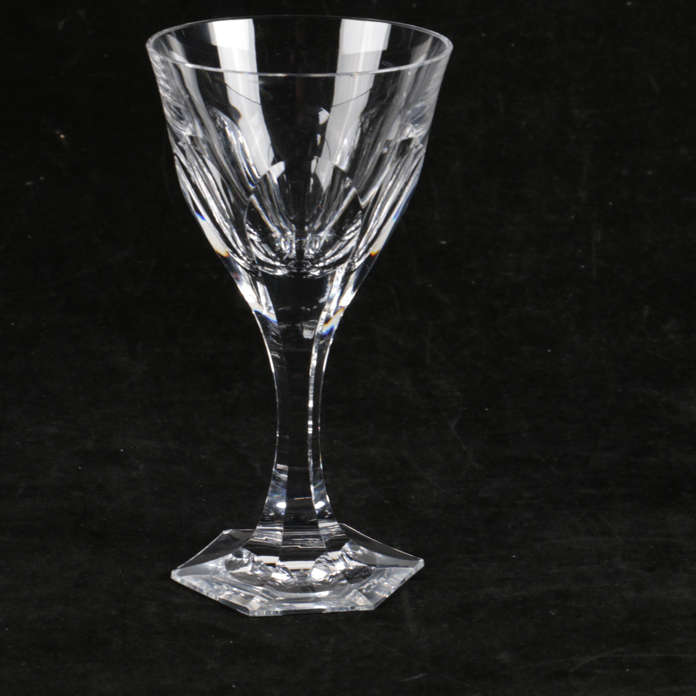 Hand Cut Crystal Stemware