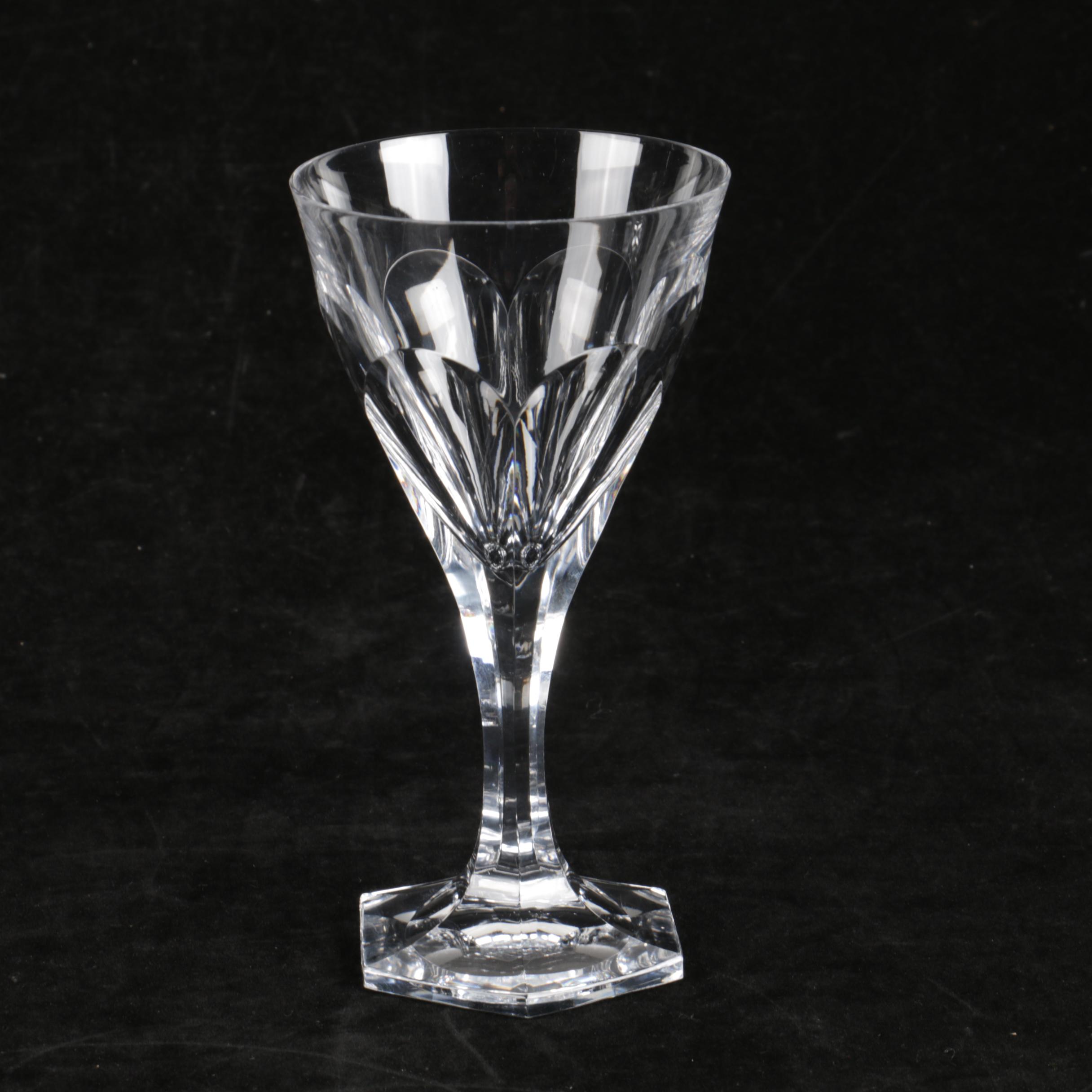 Hand Cut Crystal Stemware